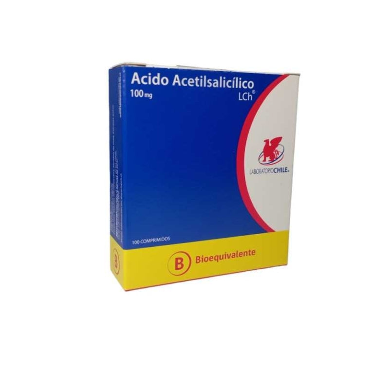 ACIDO ACETILSALICILICO 100mg Comp. x 100