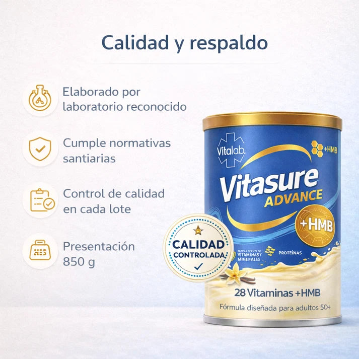 VITASURE ADVANCE VANILLA 850 GR.