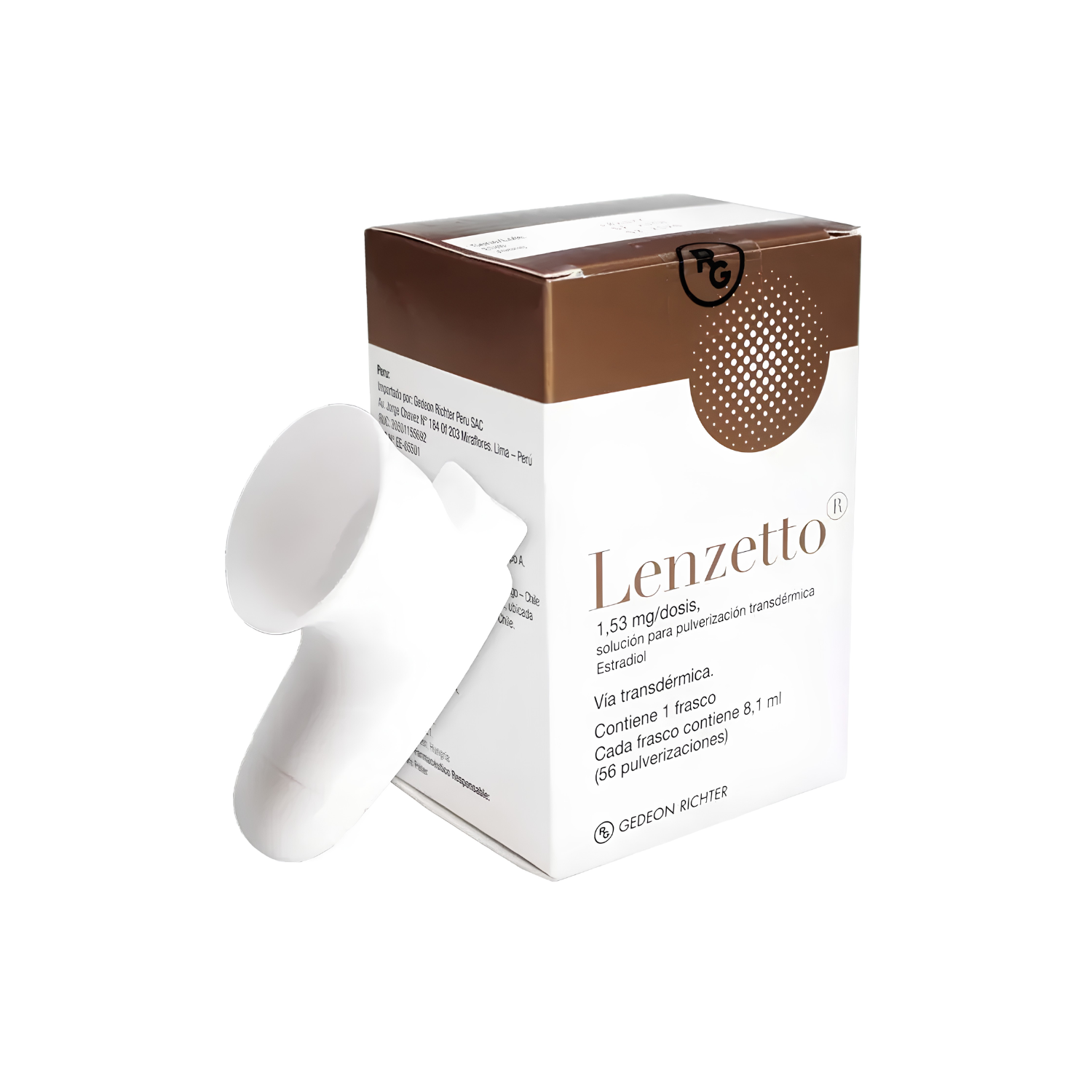 Lenzetto 1,53 mg Solución Transdérmica x 5 Dosis