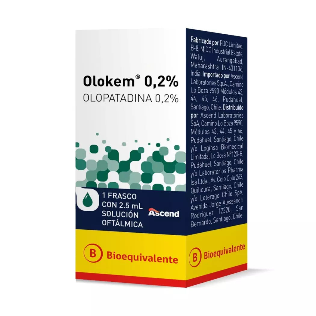 OLOKEM 0.2% Sol. Oft. x 2,5ml