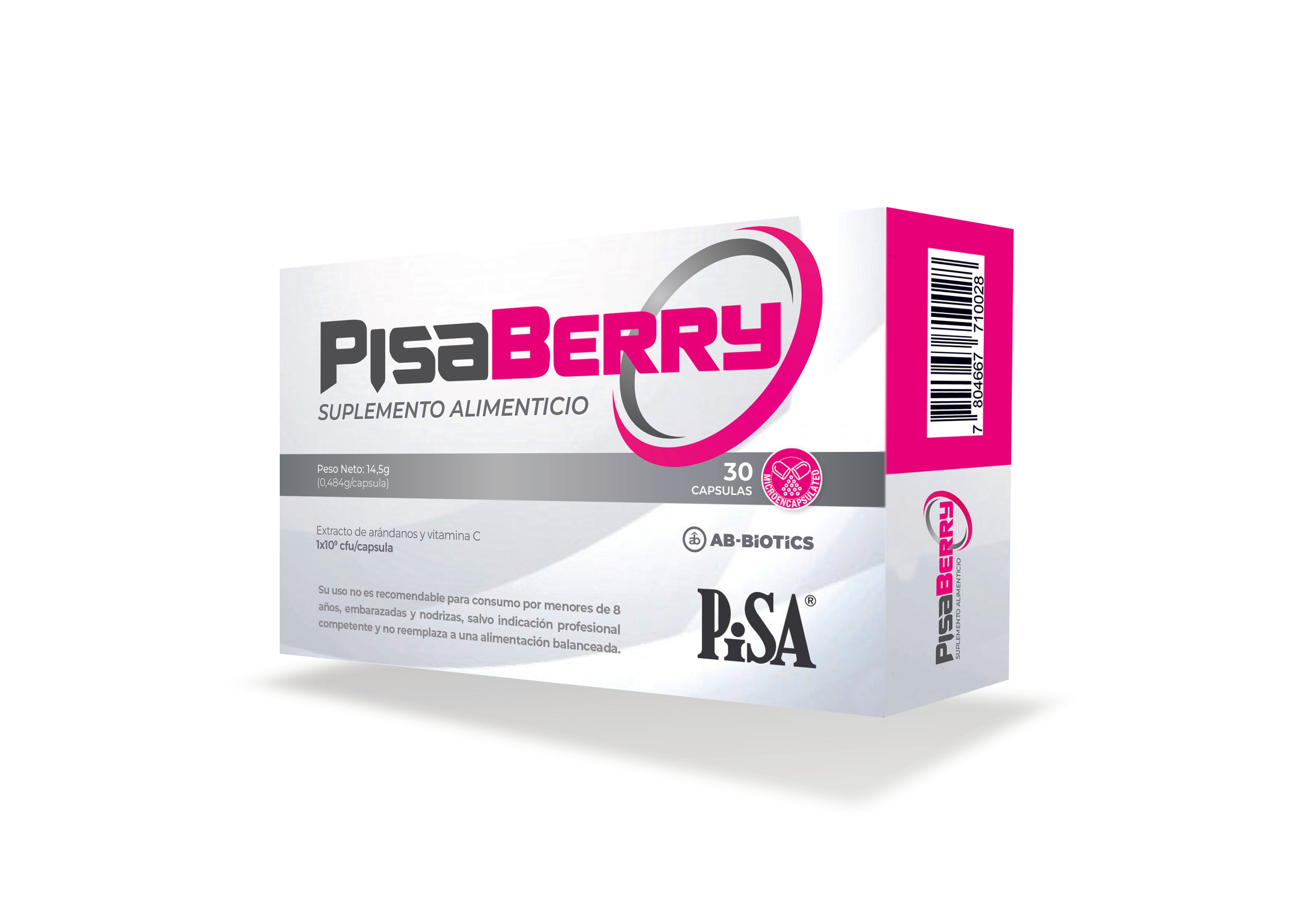 PISABERRY SUPLEMENTO ALIMENTICIO Caps. x 30