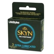 LIFE STYLES SKYN EXT . LUB.3