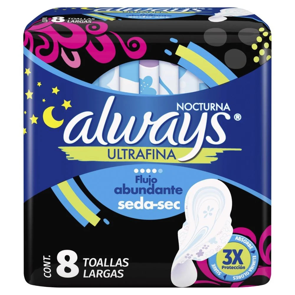 ALWAYS ULTRAFINA NOCHE SECA C/ALAS X8