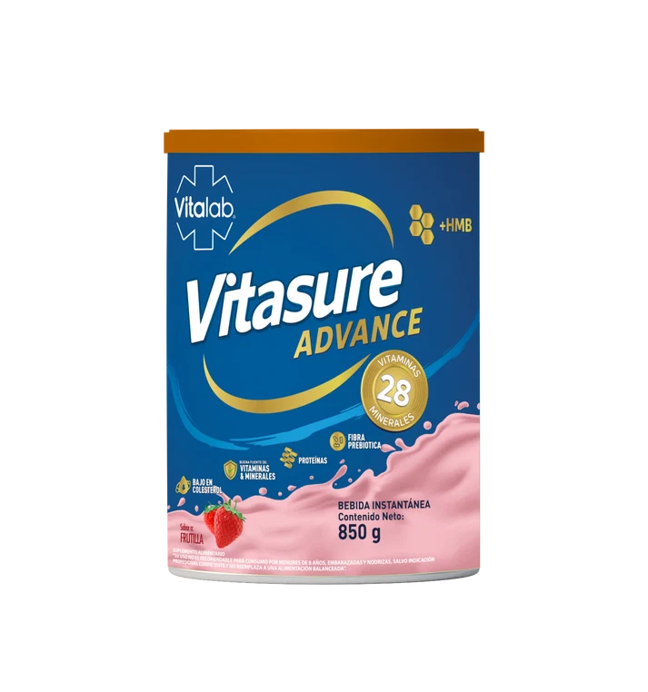 VITASURE ADVANCE FRUTILLA 850 GR.