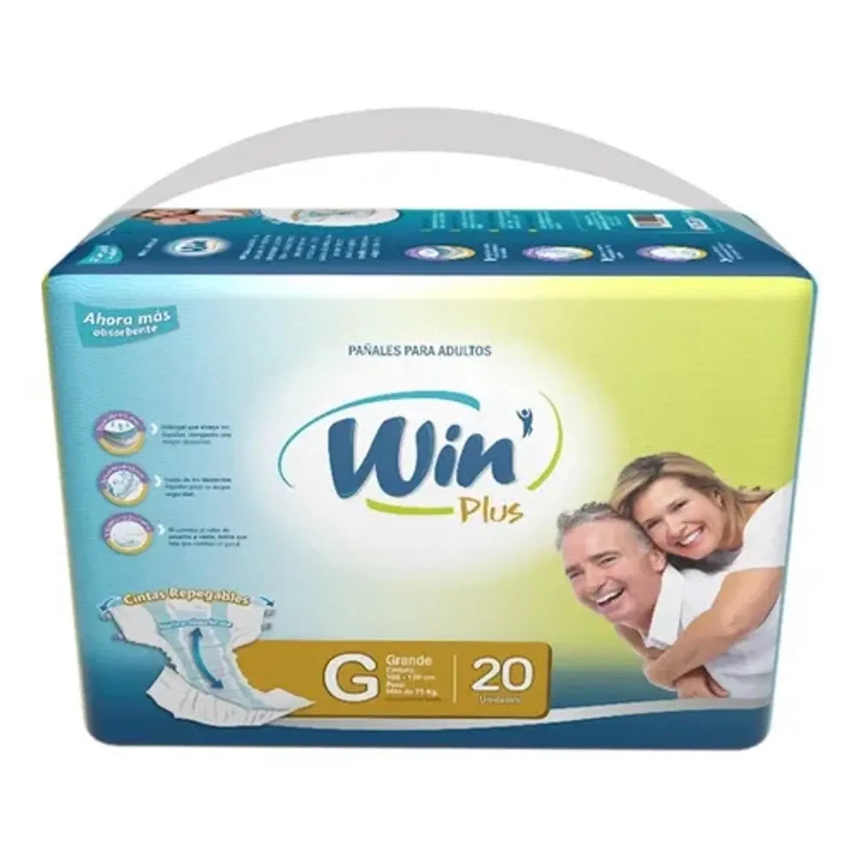 Win Plus Pañal Adulto Talla G x 20