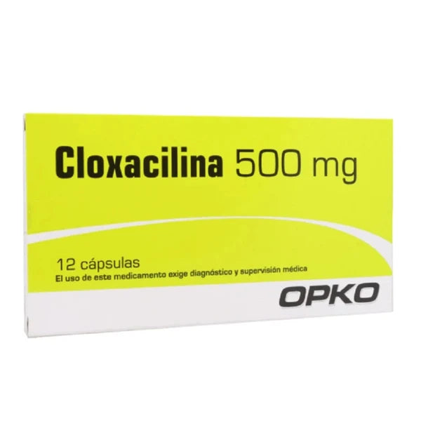 CLOXACILINA OPKO 500mg Caps. x 12