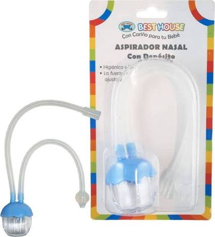 BH ASPIRADOR NASAL AZUL C/DEPOS X 1UNID