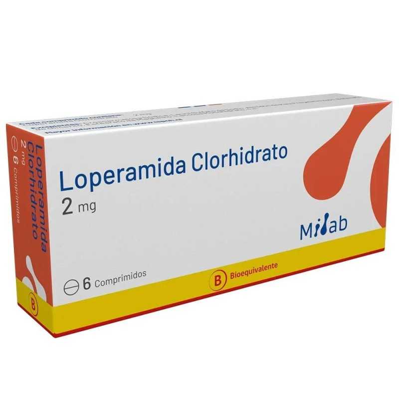 LOPERAMIDA CLORHIDRATO 2mg Comp. x 6