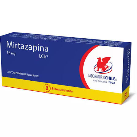MIRTAZAPINA 15mg Comp. Rec x 30
