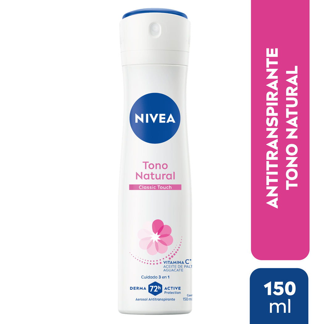 NIVEA DEO SPRAY MUJER TONO NATURAL X150ML