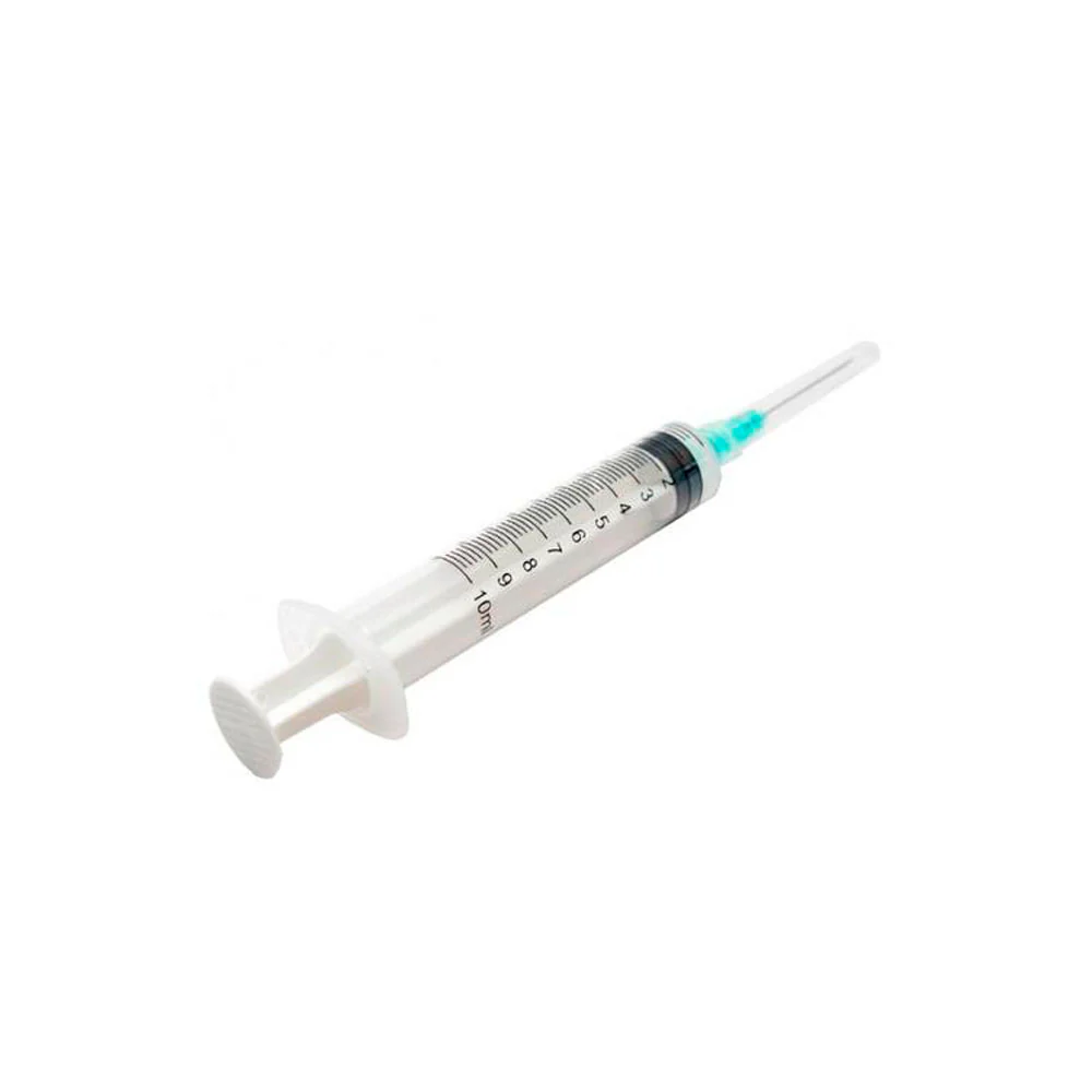 JERINGA 10ml 21X1 1/2 LUER LOCK x 1