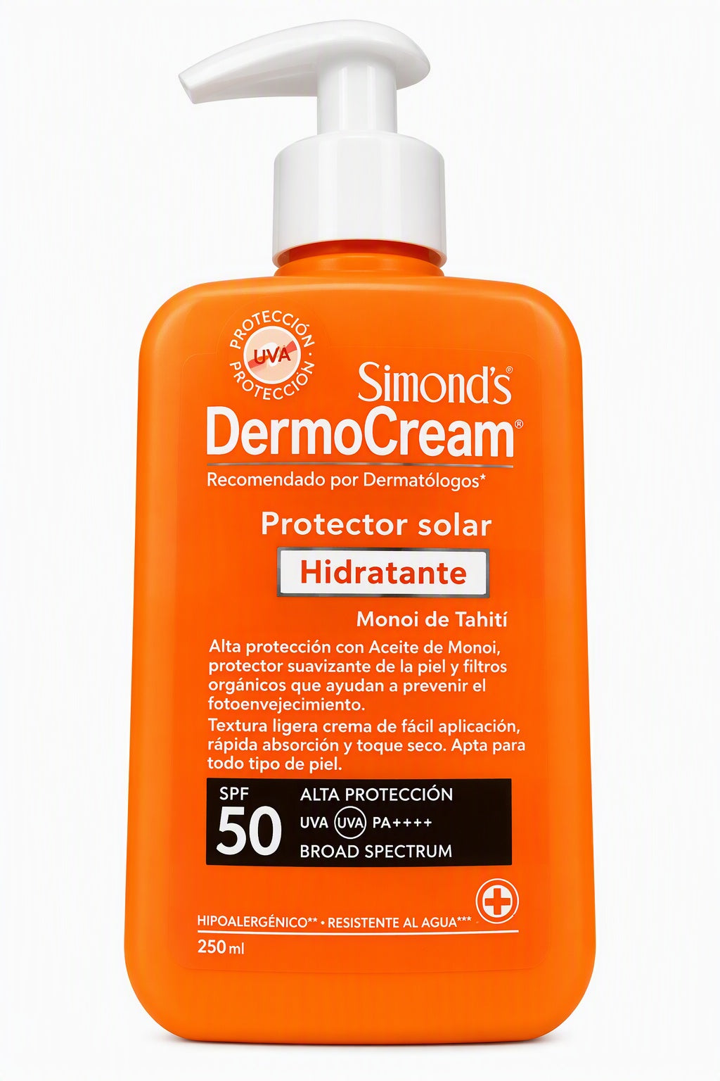 SIMONDS DERMOCREAM FPS50+ HIDRATANTE 250ML