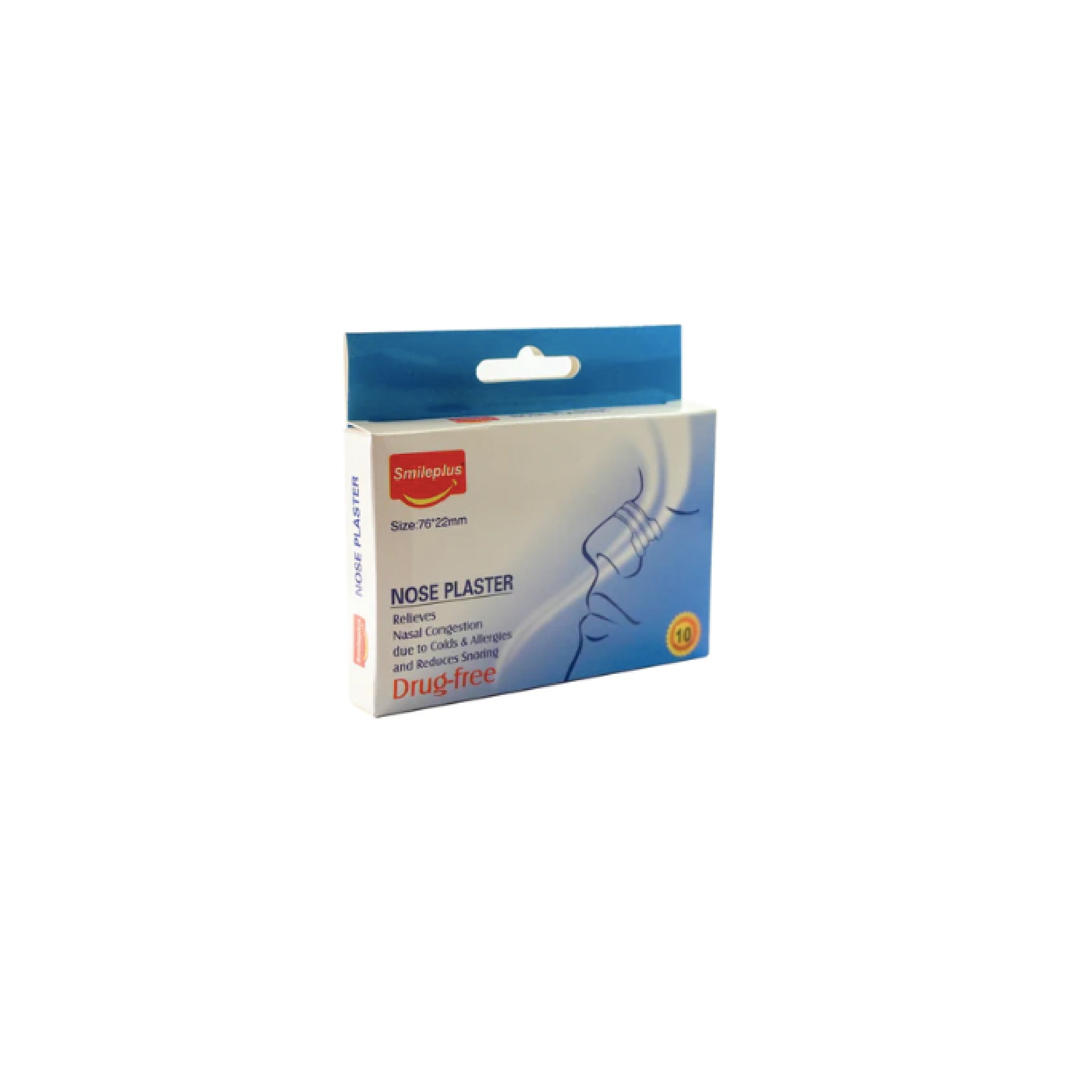 PARCHE NASAL 7.6CM X 2.2CM X 10 UNID.(HY8689)