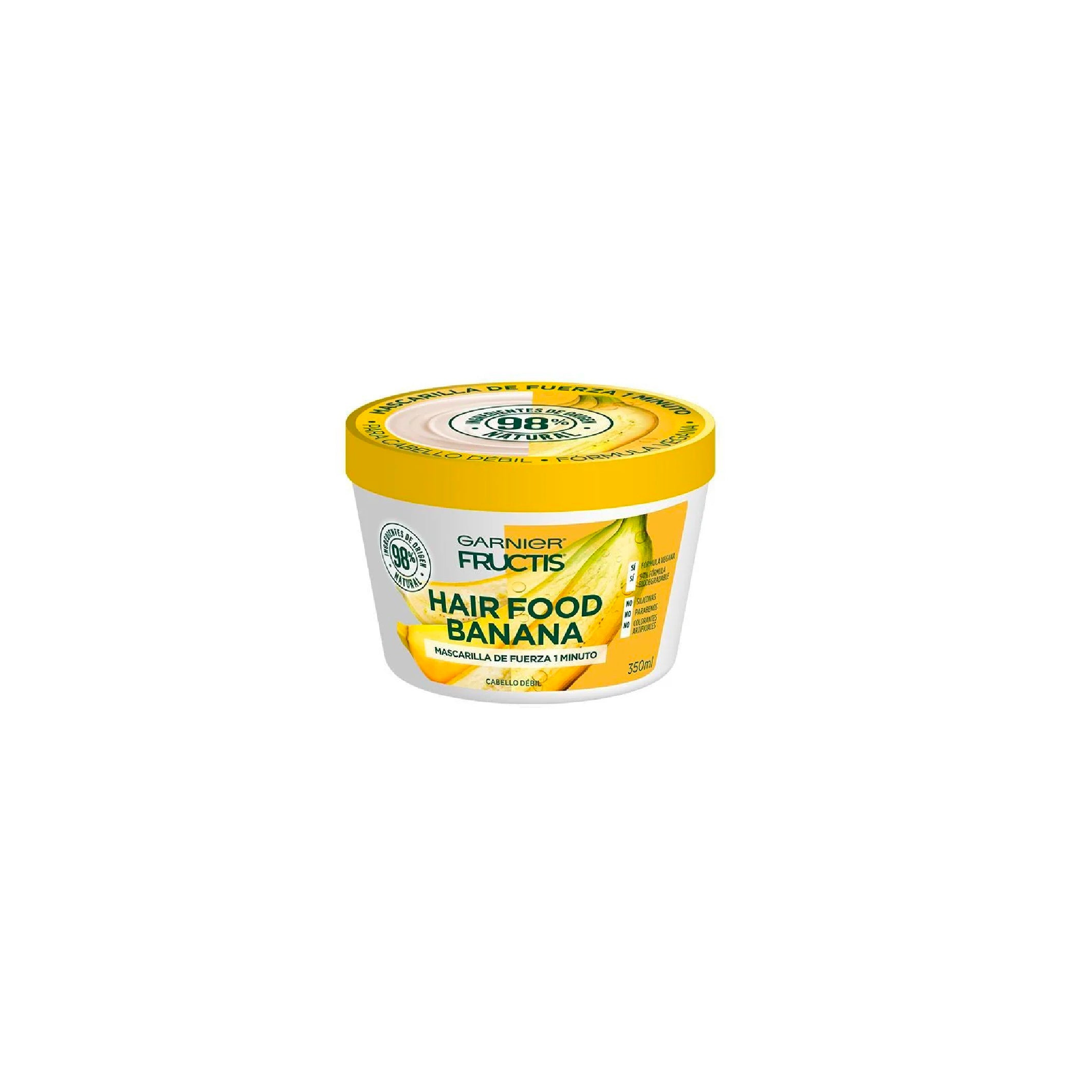 FRUCTIS HAIR FOOD BANANA CABELLO DEBIL ML X350