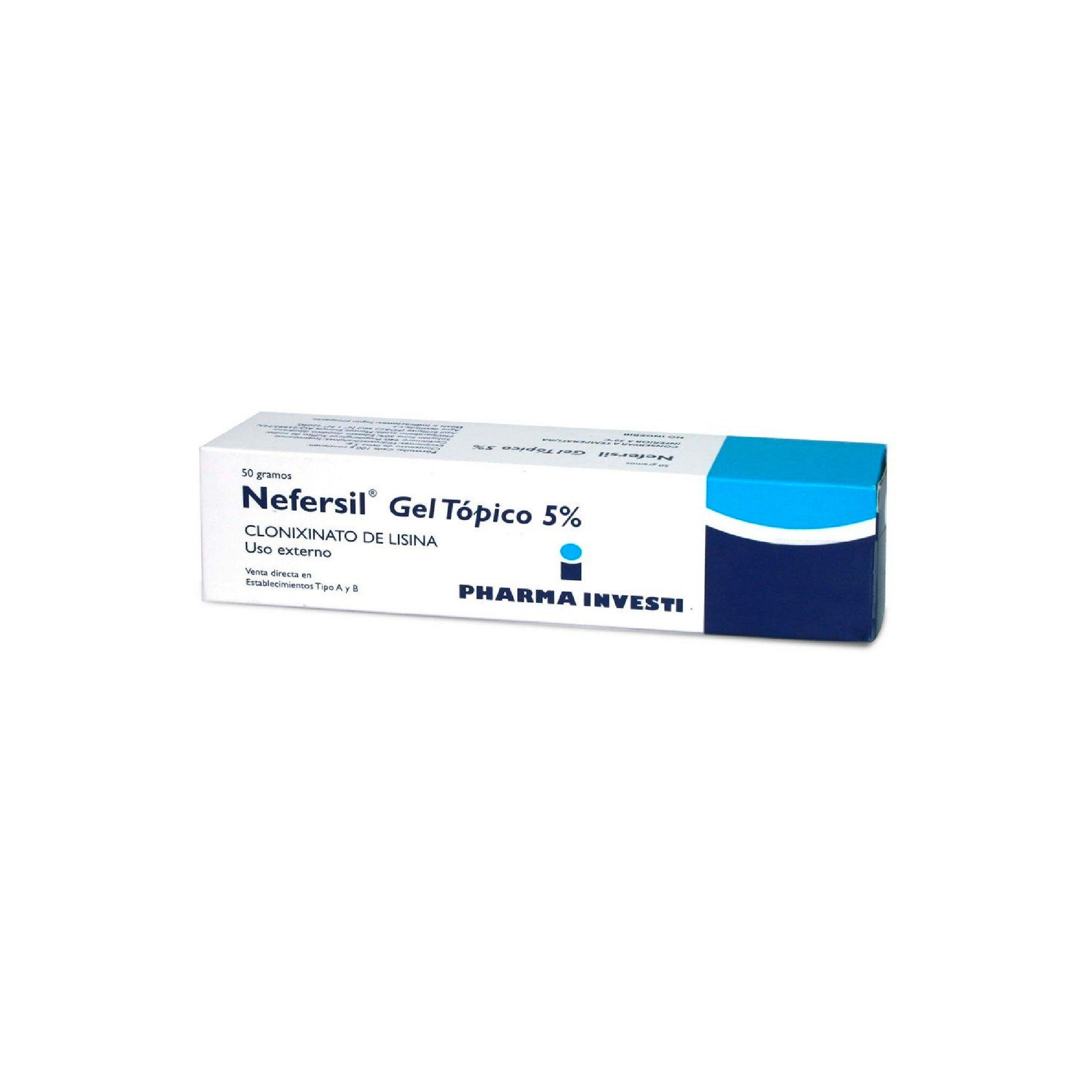 NEFERSIL GEL TOPICO 5% Gel x 50g