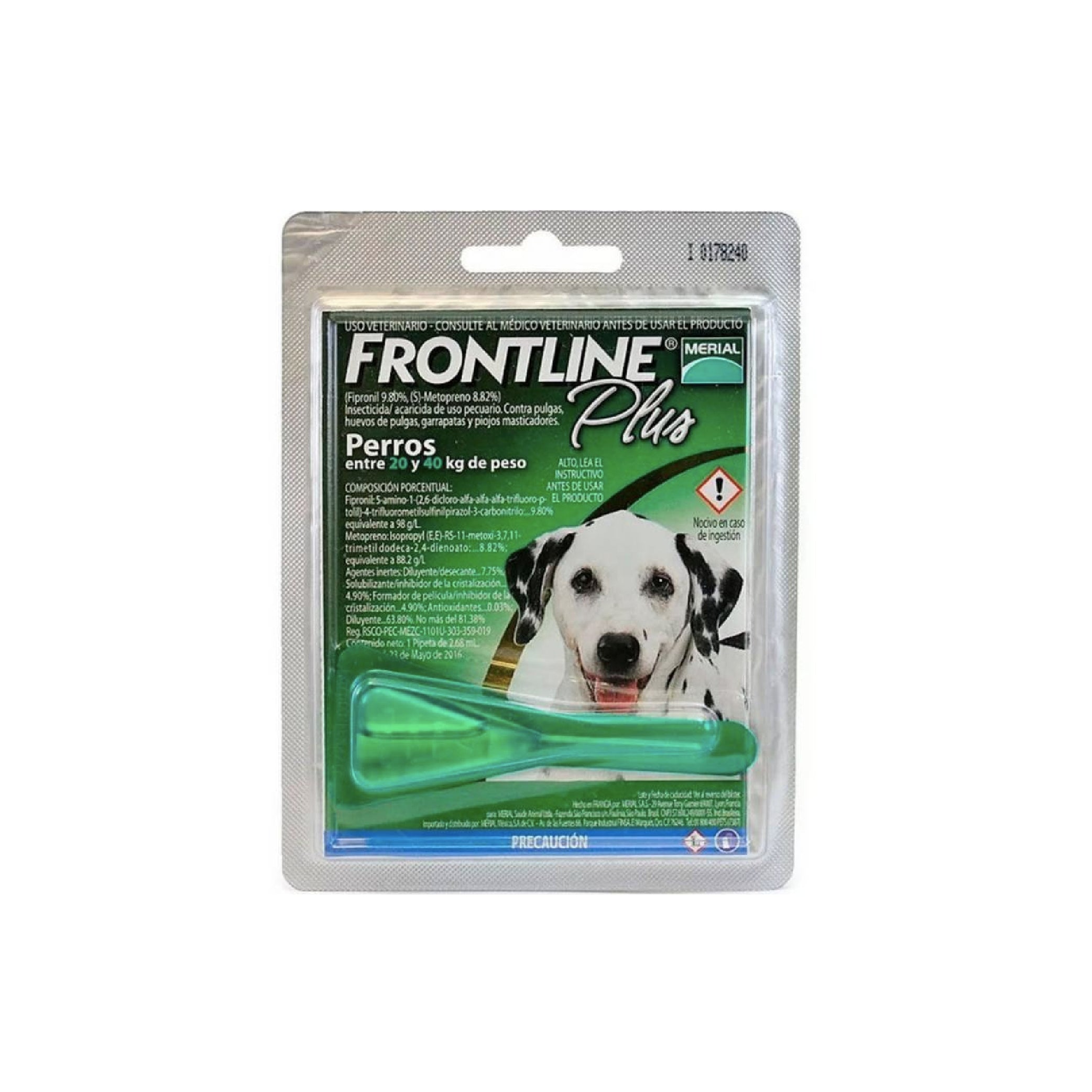 FRONTLINE PLUS PERRO 20 KG - 40 KG