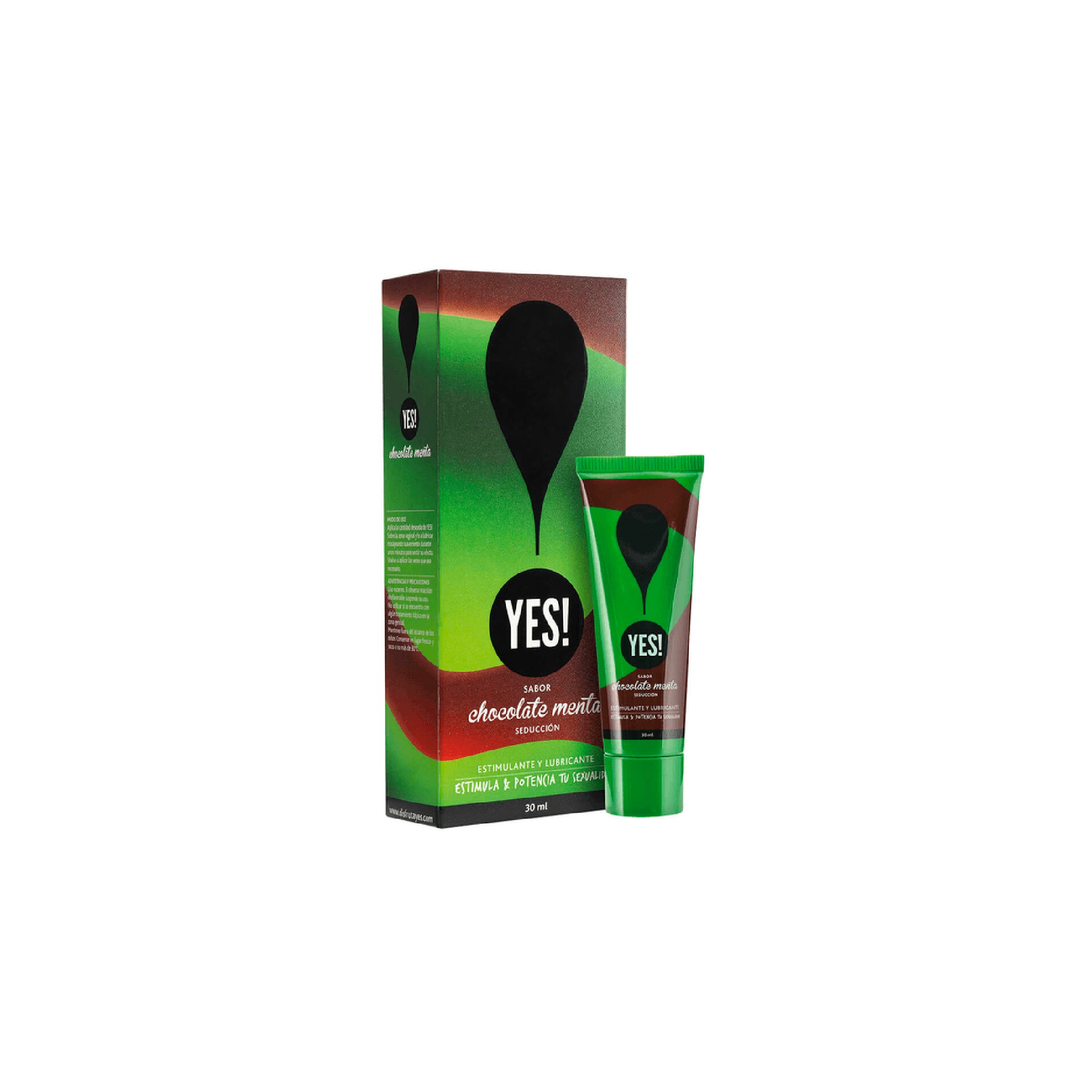 YES GEL CHOCOLATE MENTA Lubricante x 30ml