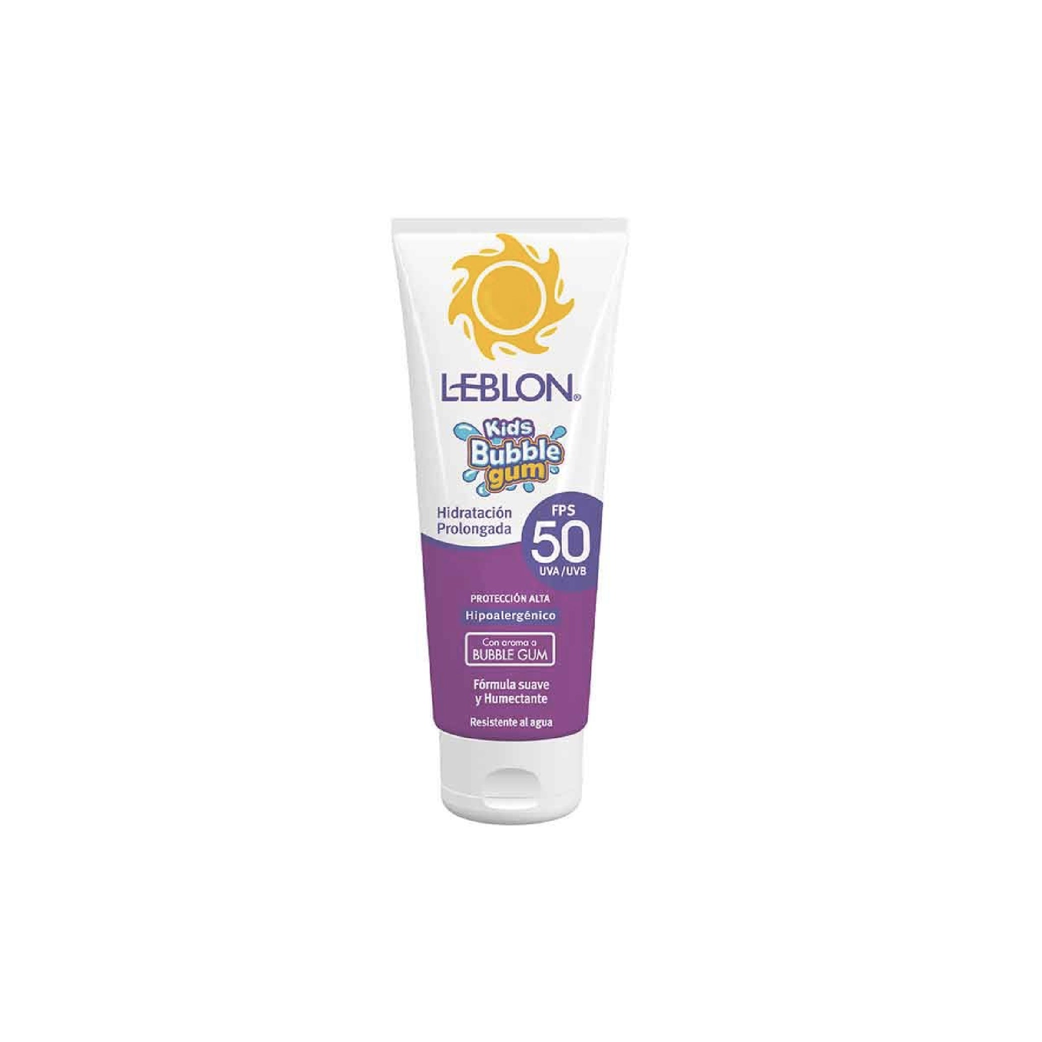 PROTECCION SOLAR INFANTIL LEBLON F-50 BUBBLE GUM x 150ml