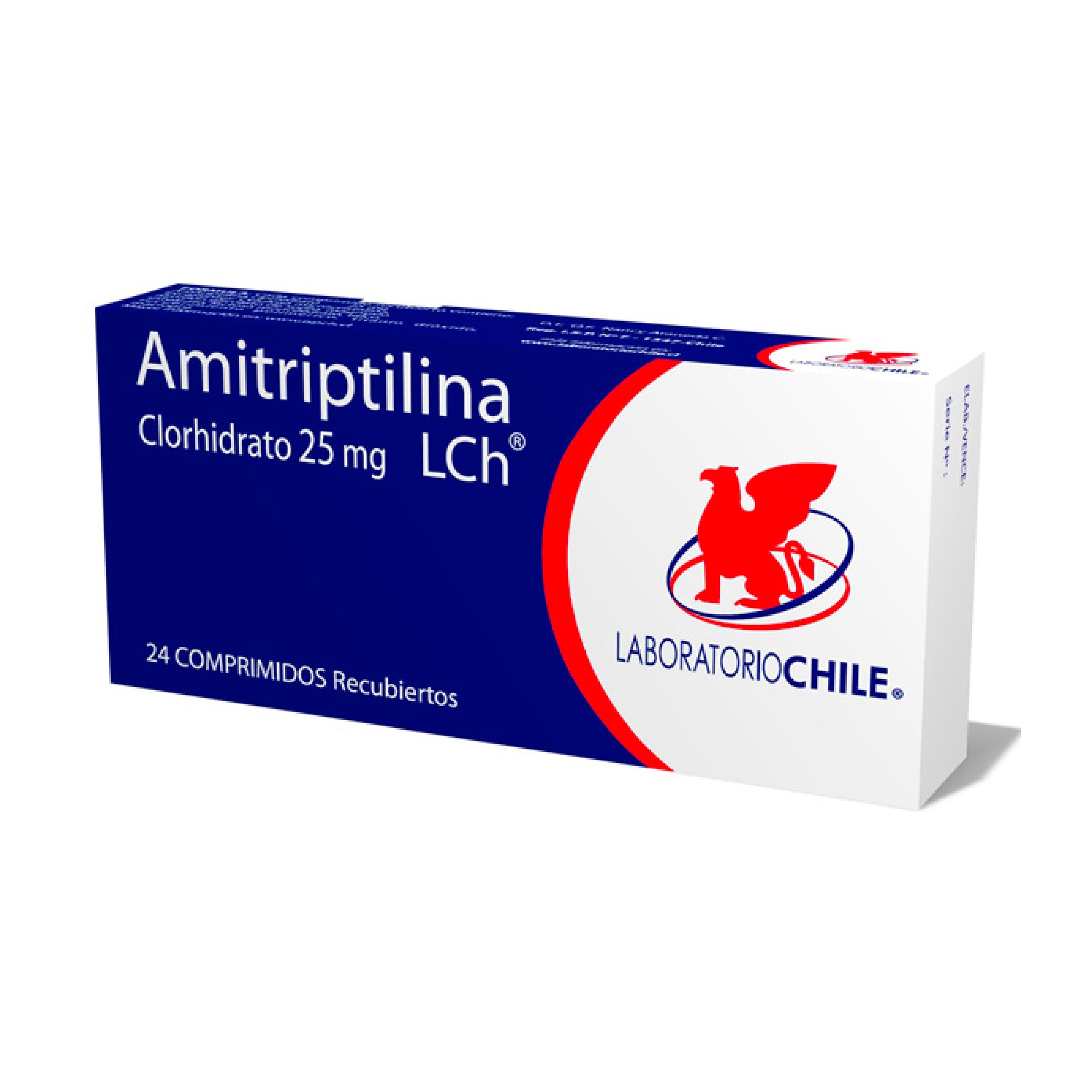 AMITRIPTILINA CLORHIDRATO CHILE LAB. 25mg Comp. x 24