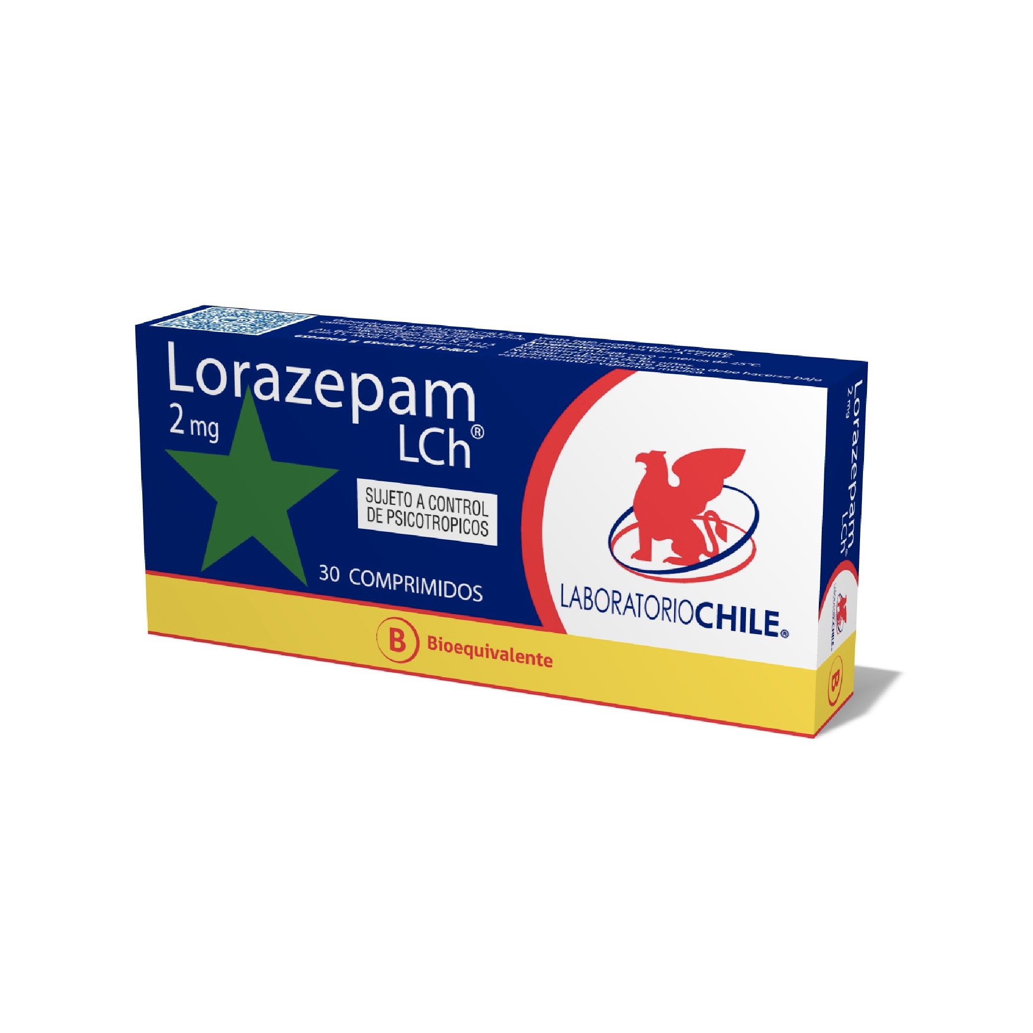 LORAZEPAM CHILE LAB. 2mg Comp. x 30