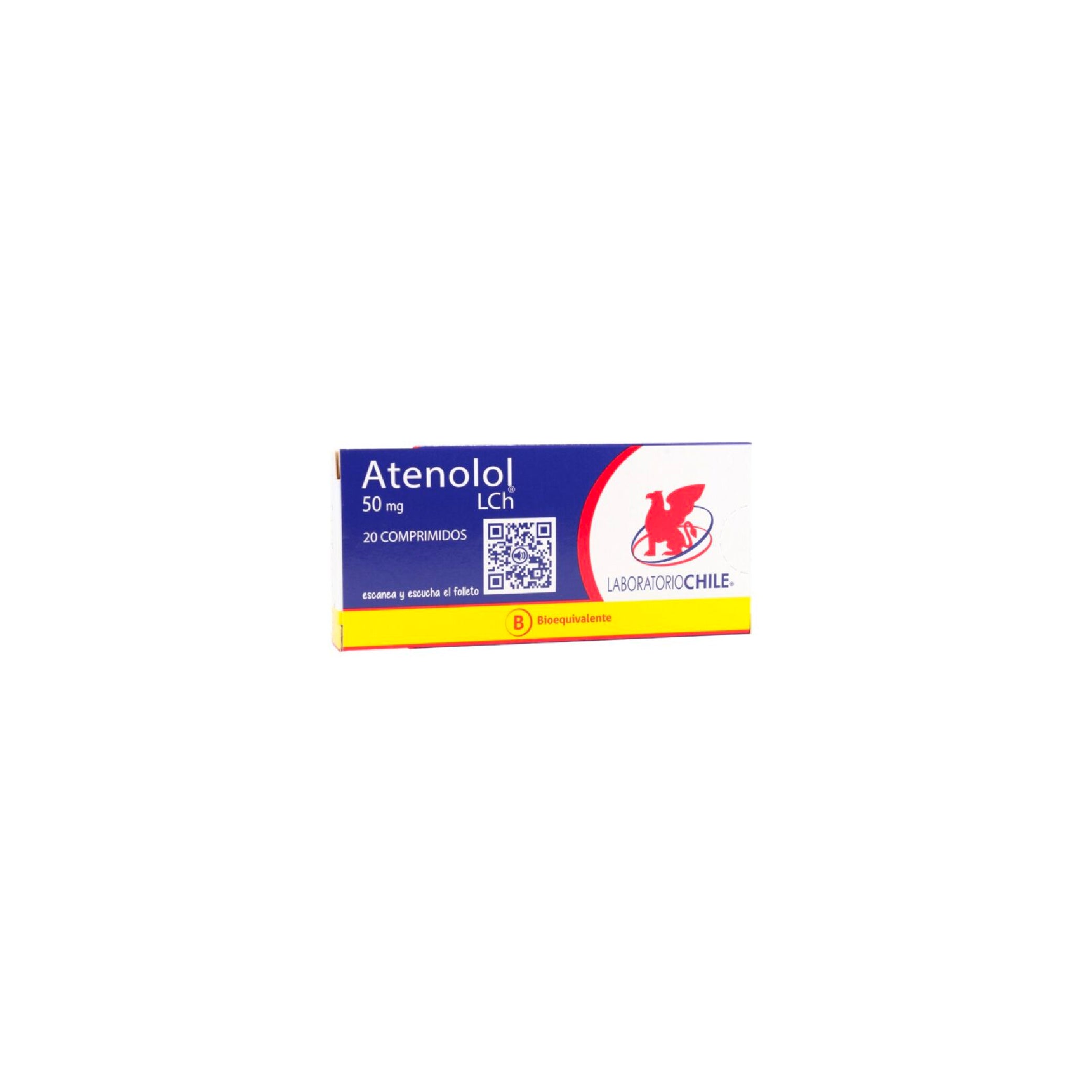 ATENOLOL CHILE LAB. 50mg Comp. x 20
