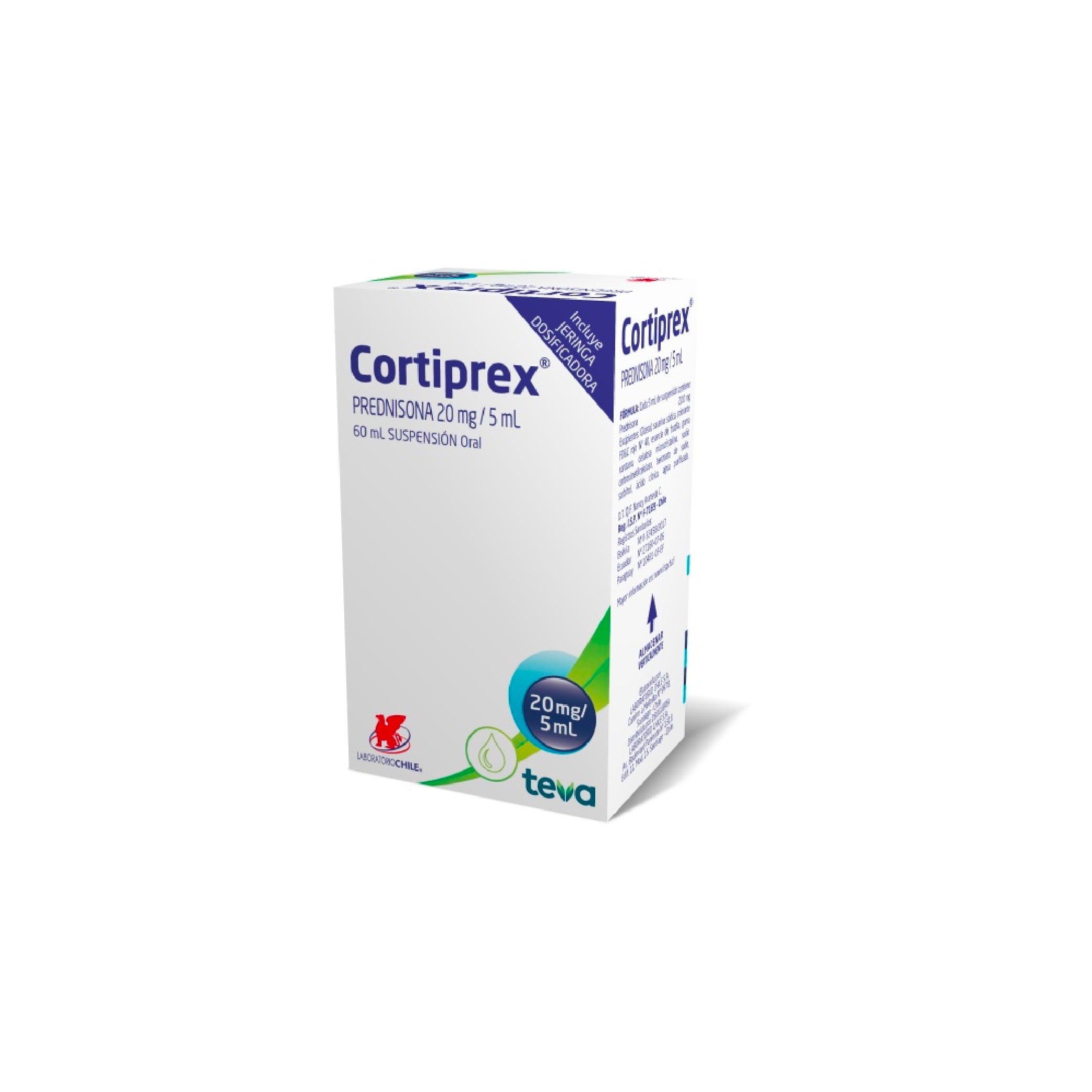 CORTIPREX SUSPENSION 20mg /5ml Fco. x 60ml