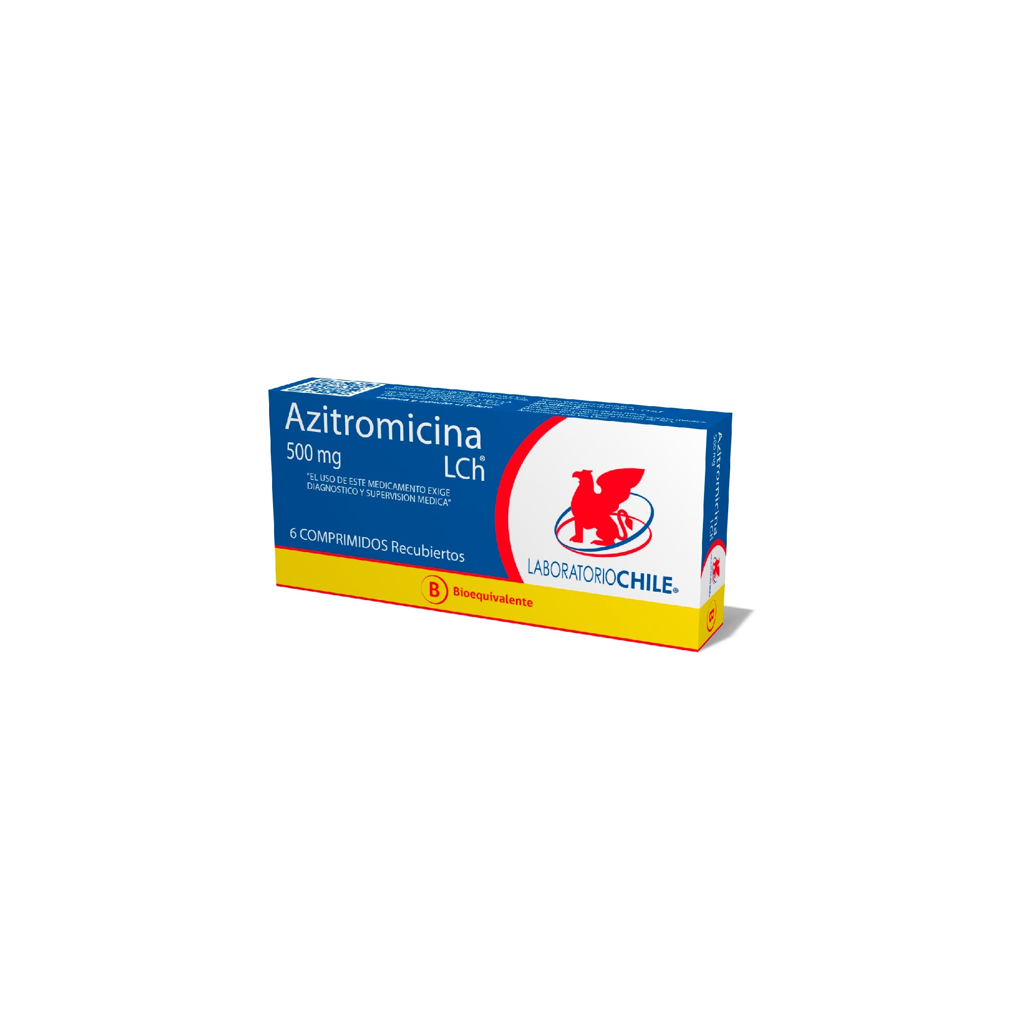 AZITROMICINA CHILE LAB. 500mg Comp. Rec. x 6