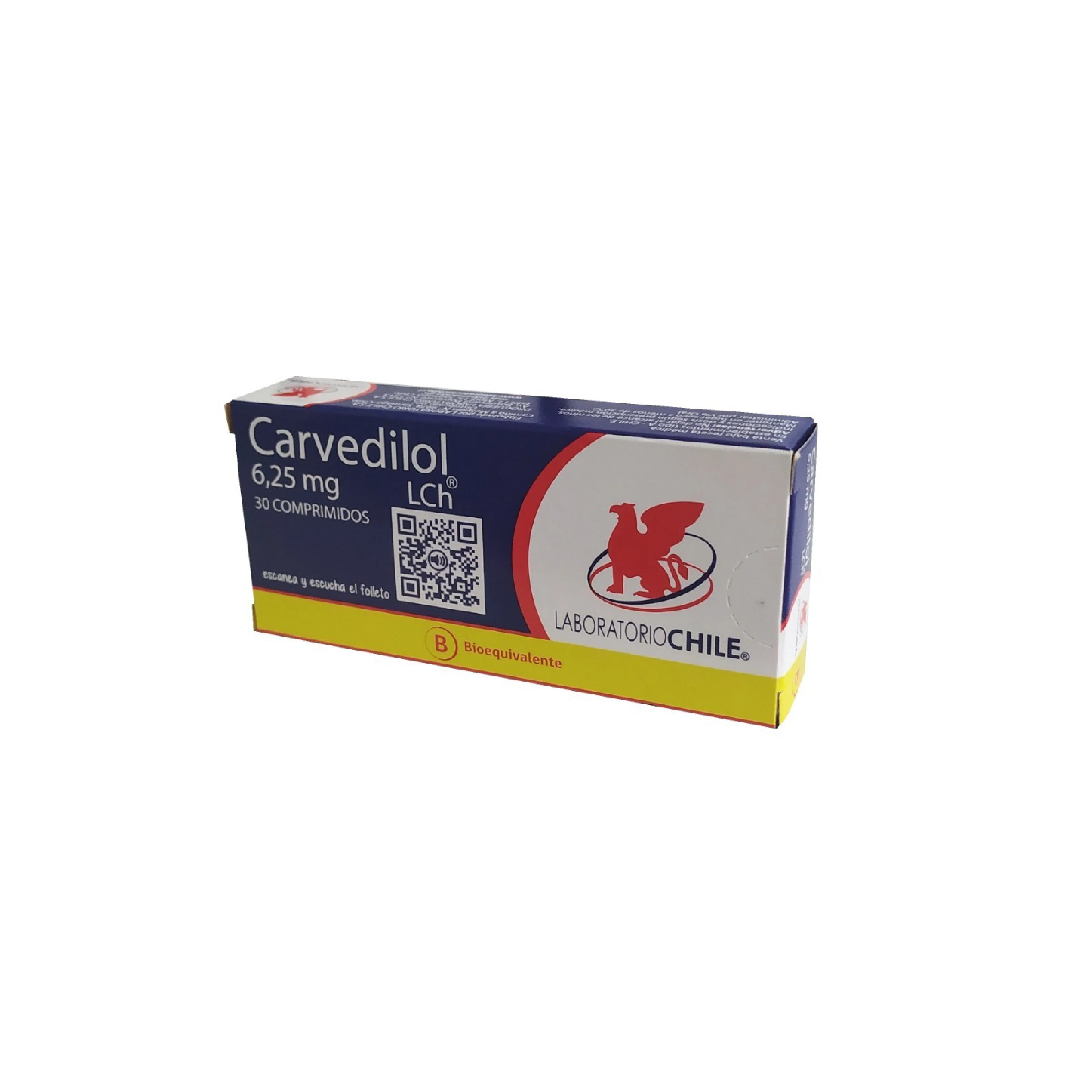 CARVEDILOL 6,25 mg comp. X 30