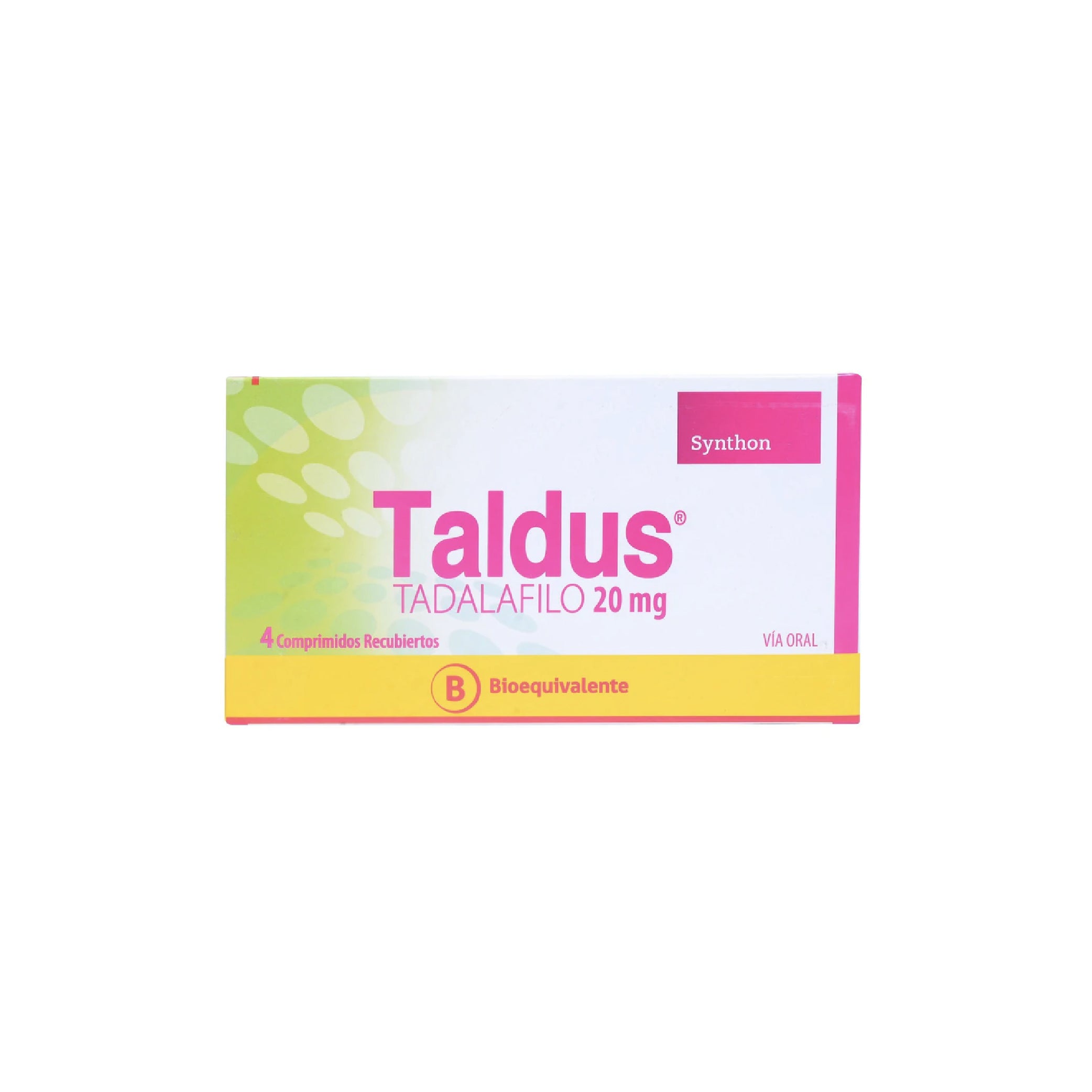 TALDUS (BE) 20mg Comp. X 4