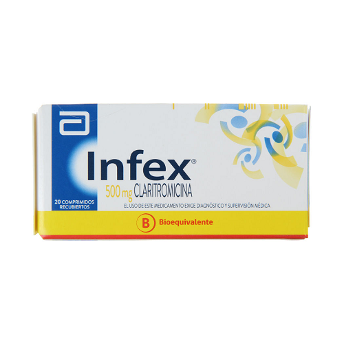 INFEX Claritromicina 500mg Comp. x 20