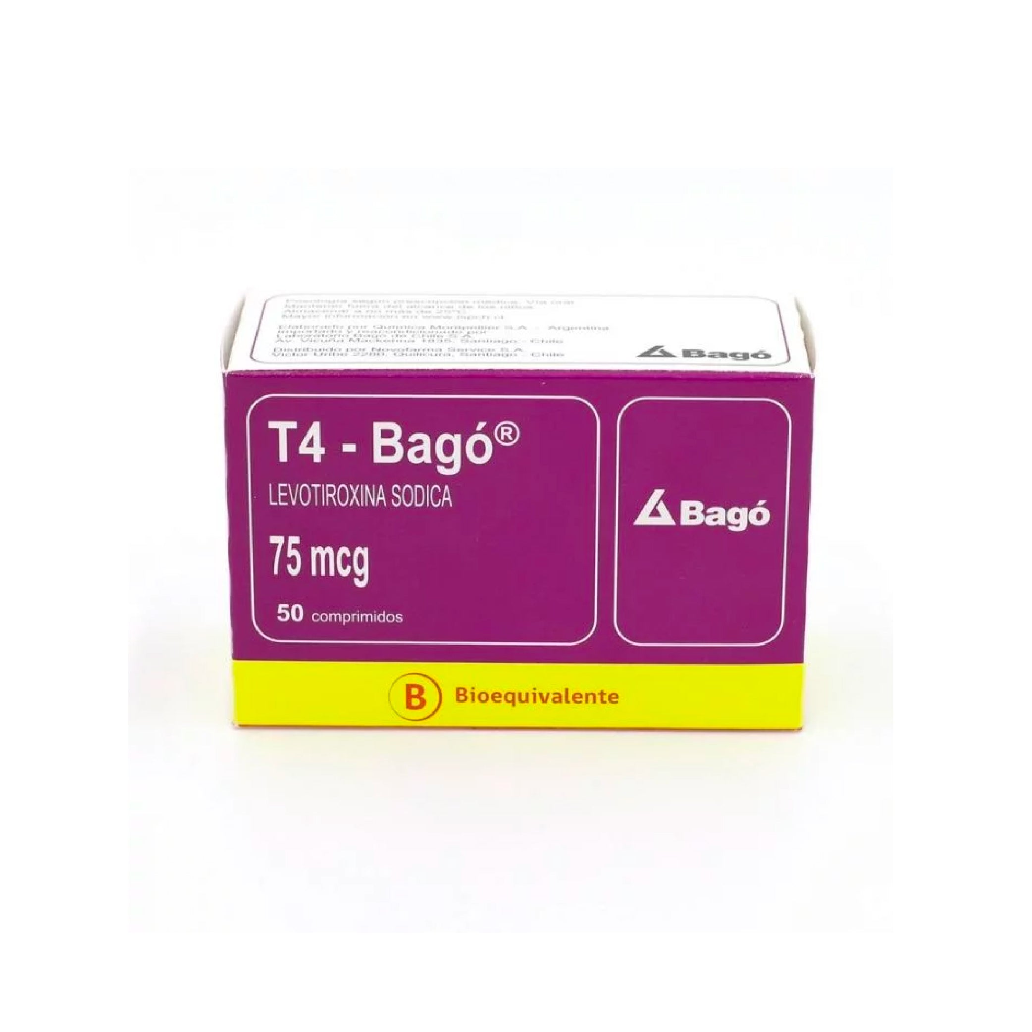 T4-BAGO 75mcg Comp. x 50