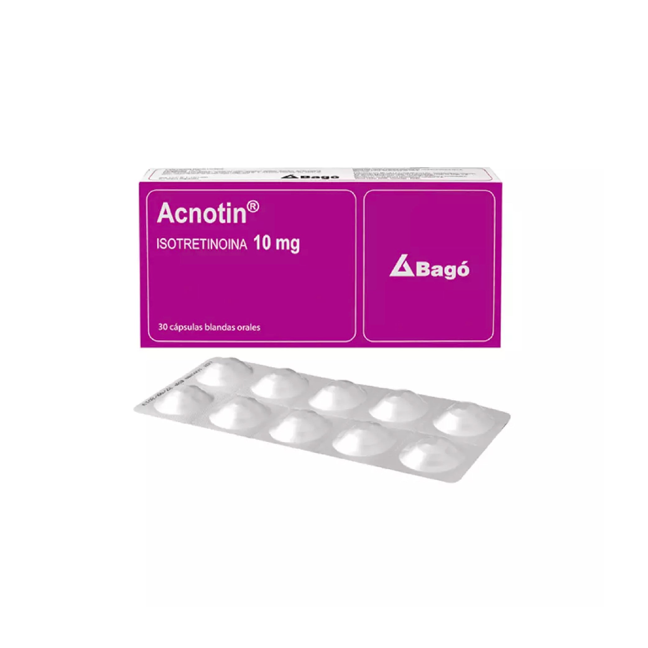 ACNOTIN 10mg Caps. Blandas x 30
