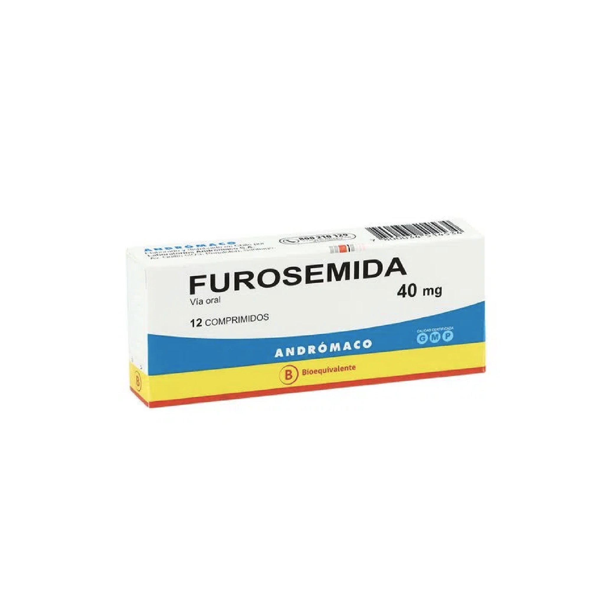 FUROSEMIDA ANDROMACO 40mg Comp. x 12