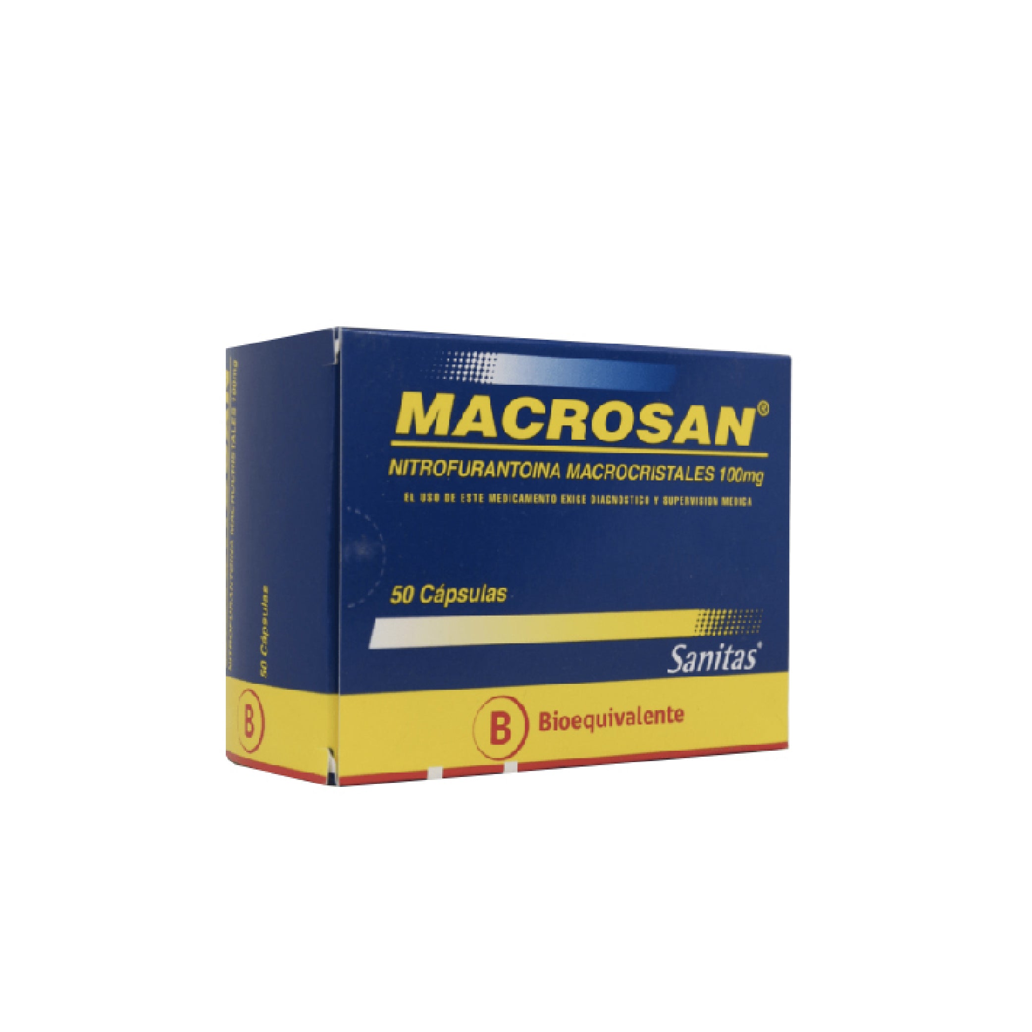 MACROSAN 100mg Caps. x 50 -Macrocristales