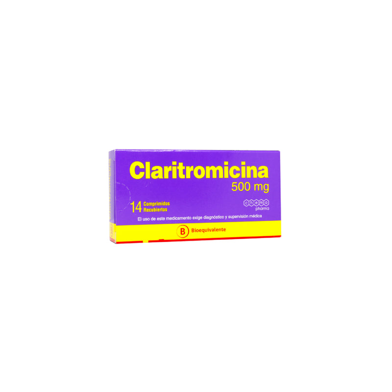 CLARITROMICINA CHEMOPHARMA 500mg Comp. Rec. x 14