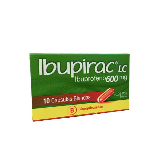 IBUPIRAC LC 600mg Caps. Blandas x 10