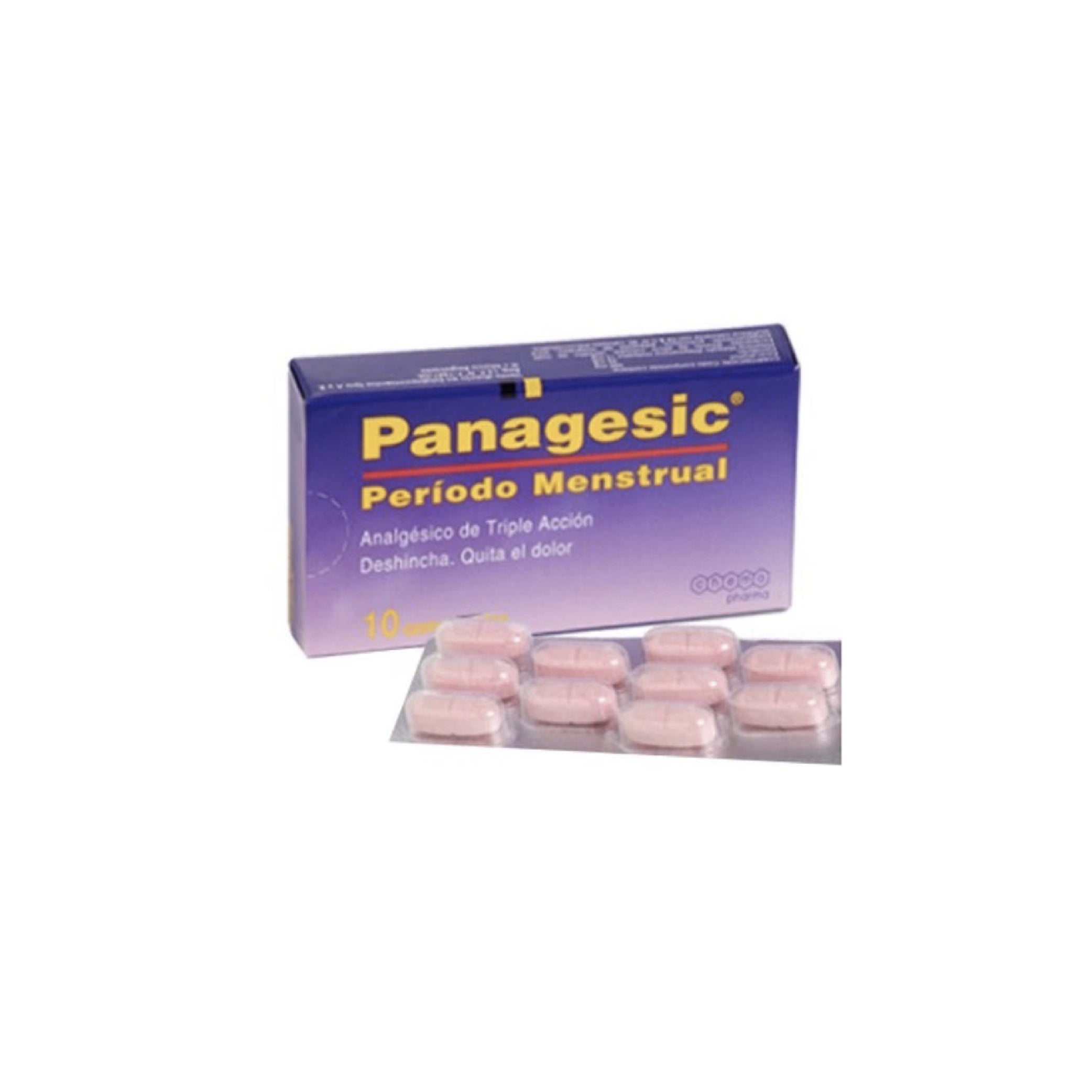 PANAGESIC PERIODO MENSTRUAL Comp. x 10
