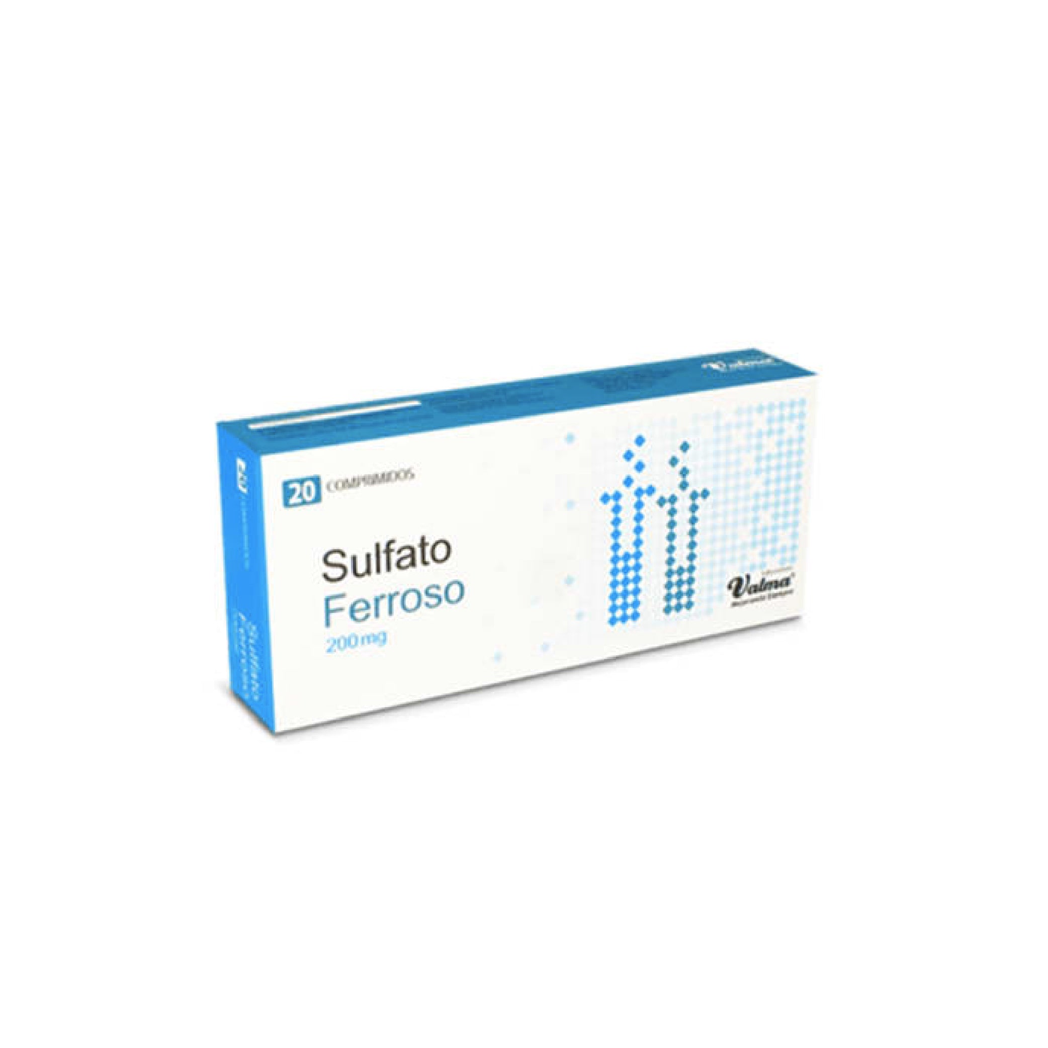 SULFATO FERROSO 200mg Comp. x 20