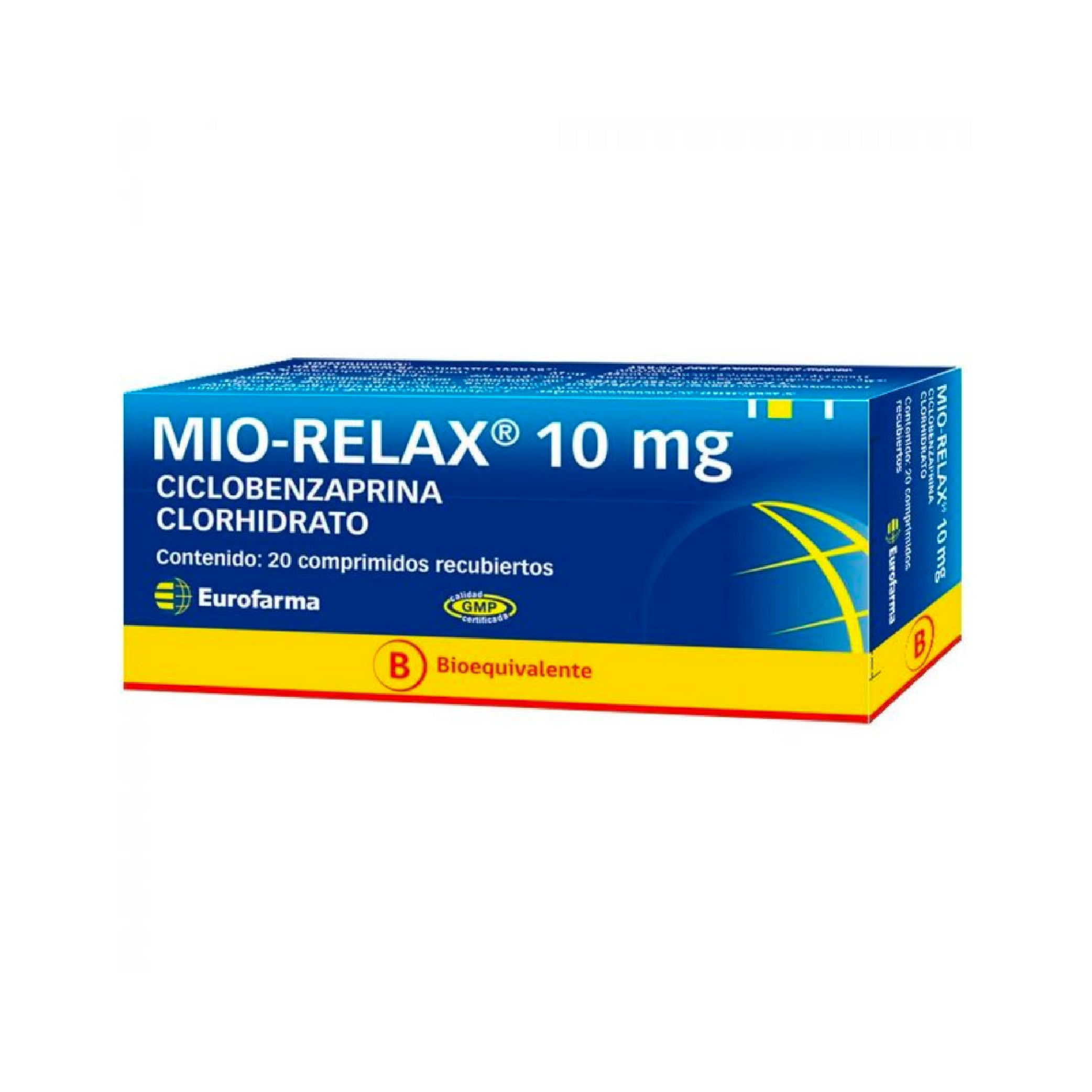 MIO-RELAX 10mg Comp. Rec. x 20