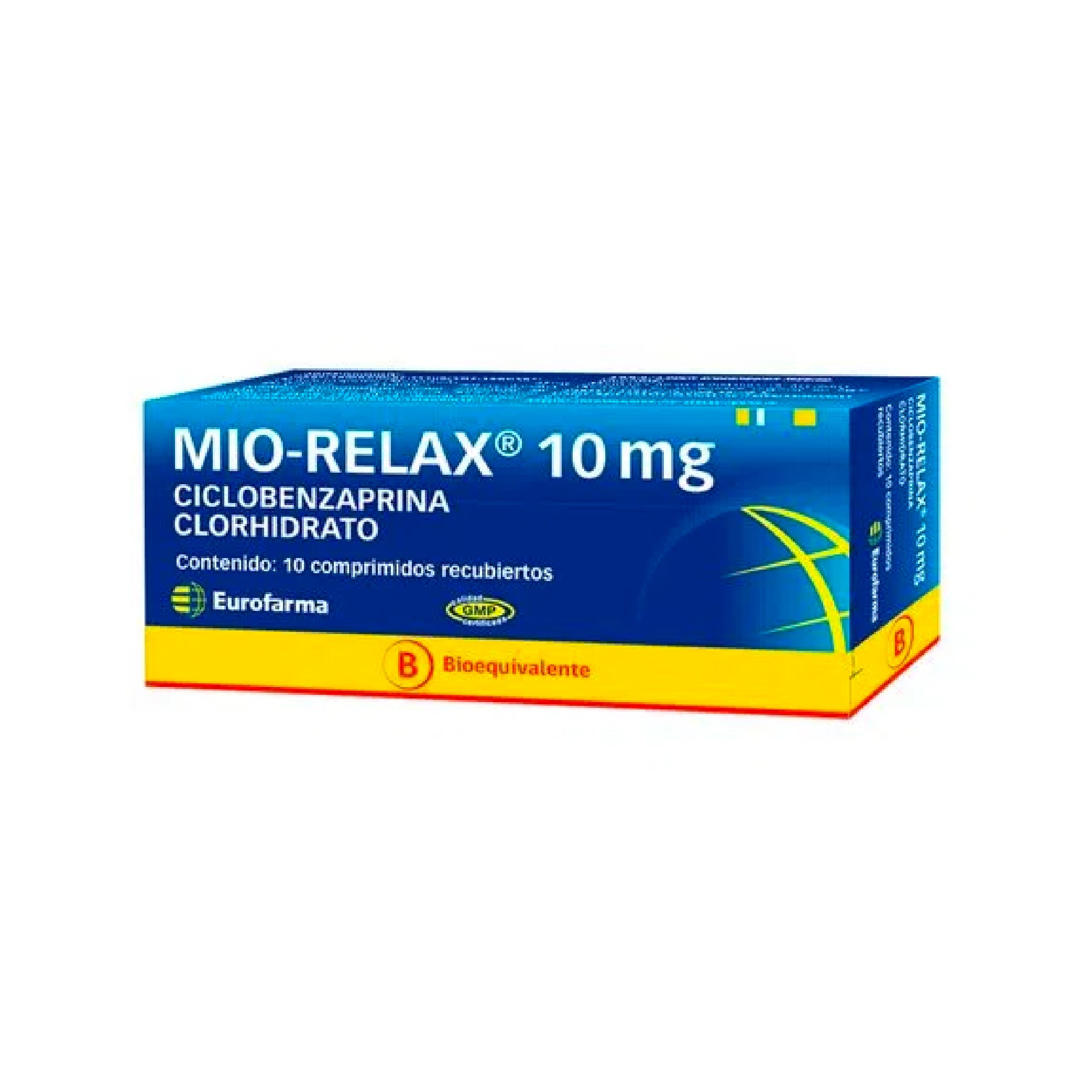 MIO-RELAX 10mg Comp. Rec. x 10