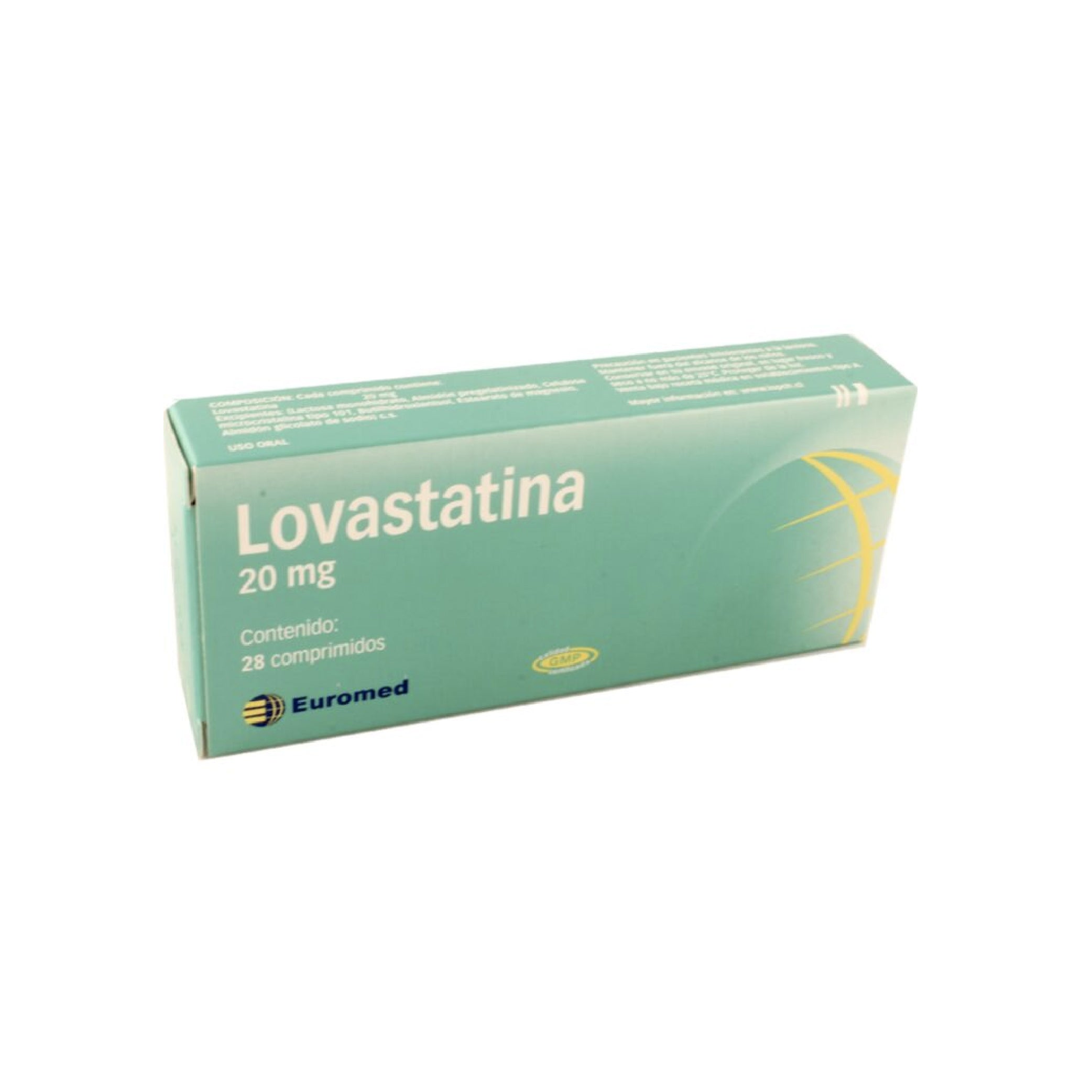 LOVASTATINA 20mg Comp. x 28