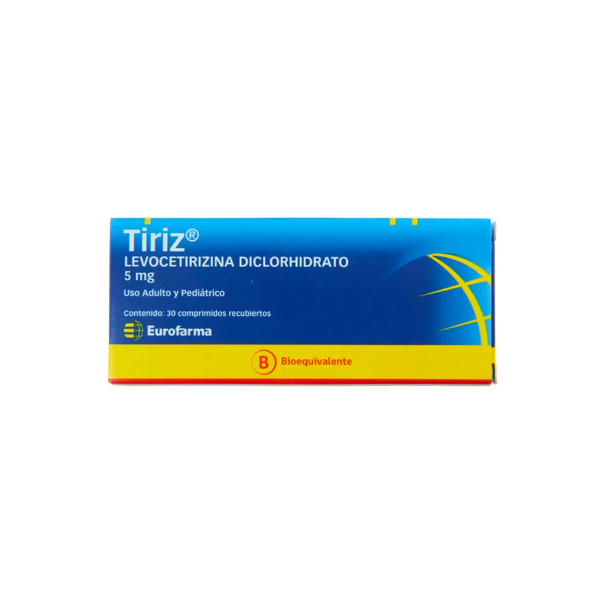 TIRIZ 5mg Comp. Rec. x 30