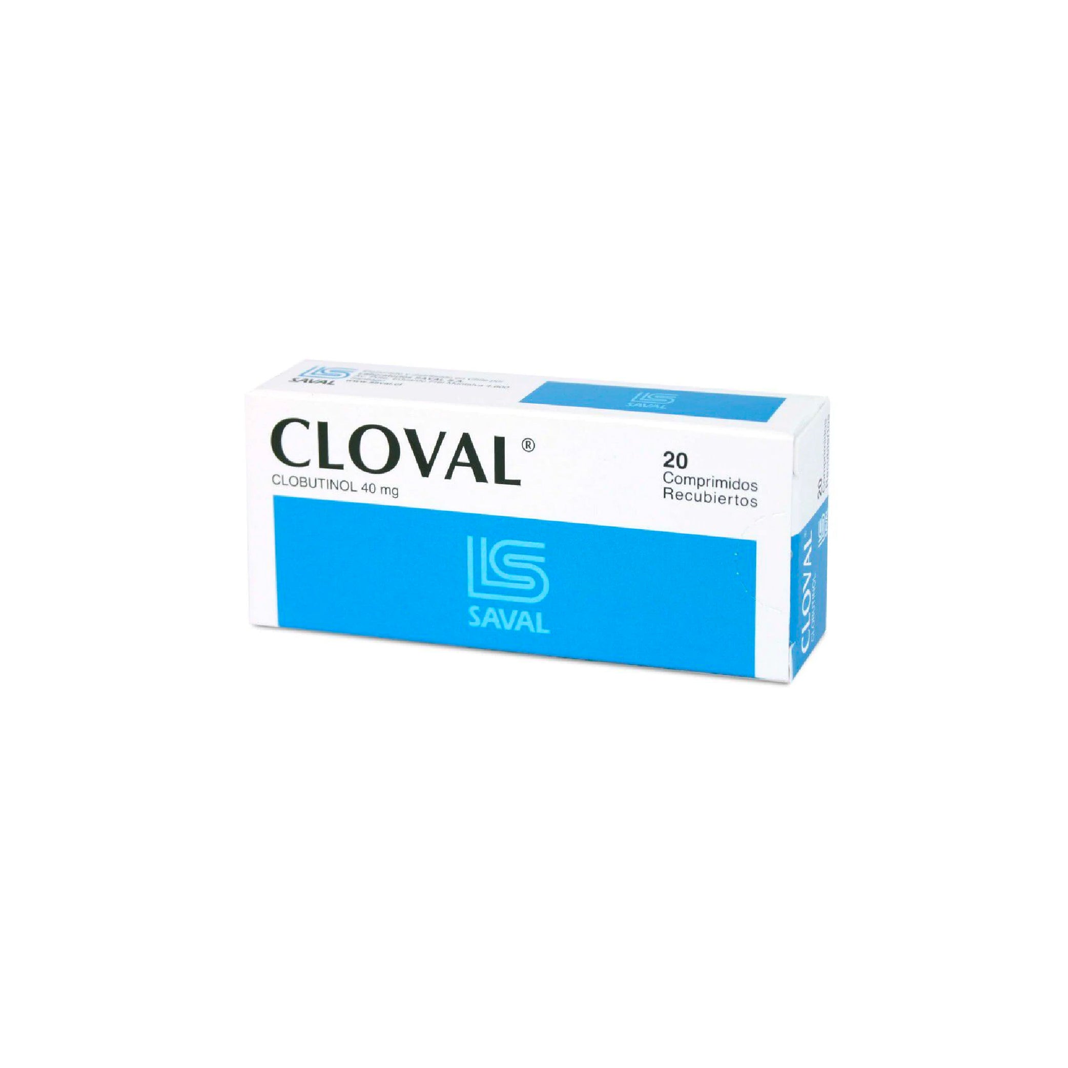 CLOVAL 40mg Comp. x 20