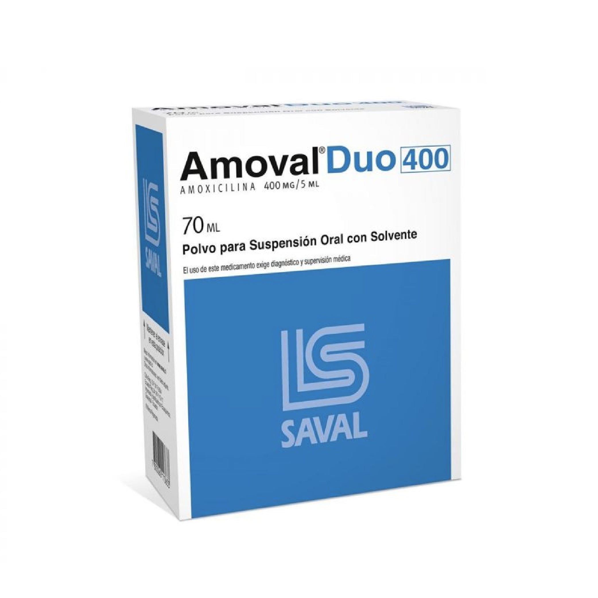 AMOVAL DUO 400mg /5ml Oral Susp. x 70ml