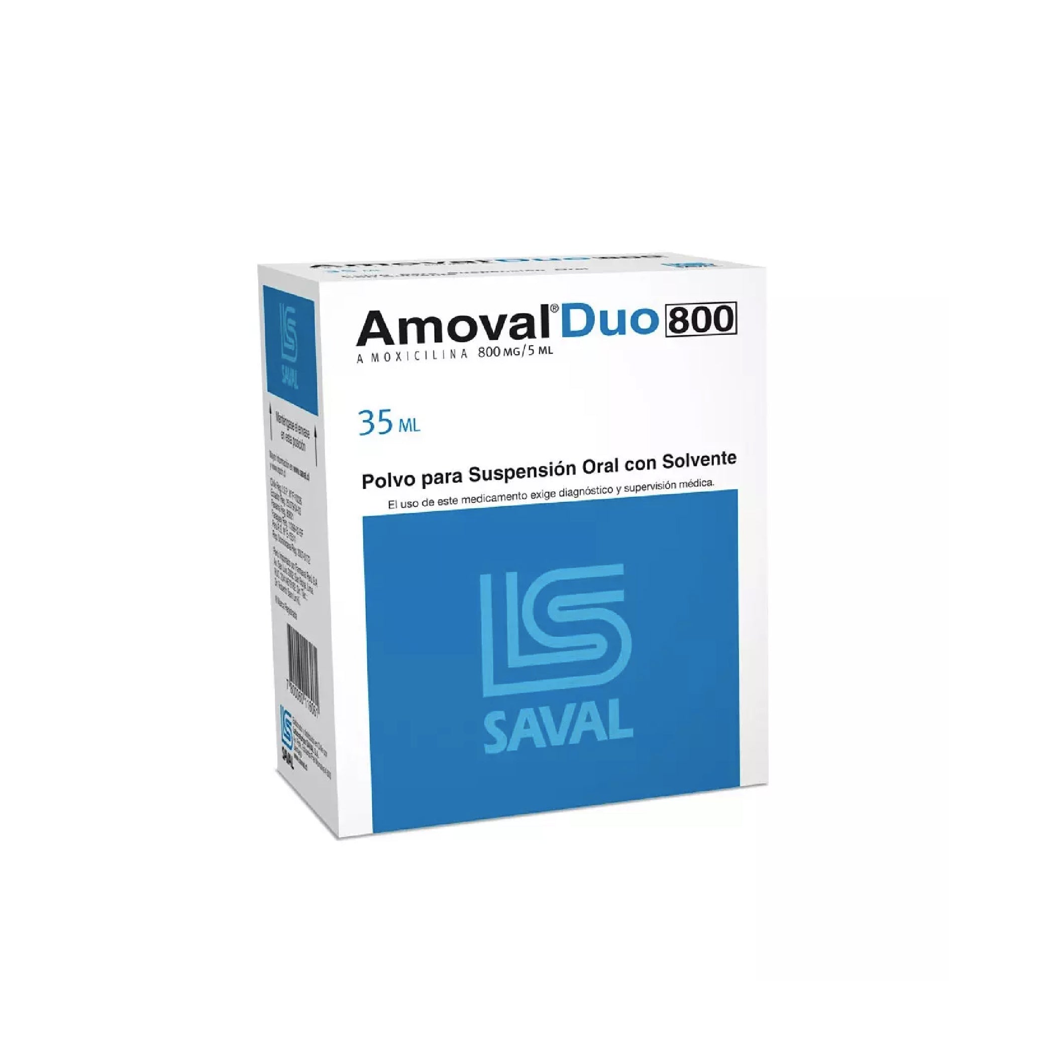 AMOVAL DUO Forte 800mg /5ml Susp. x 35ml