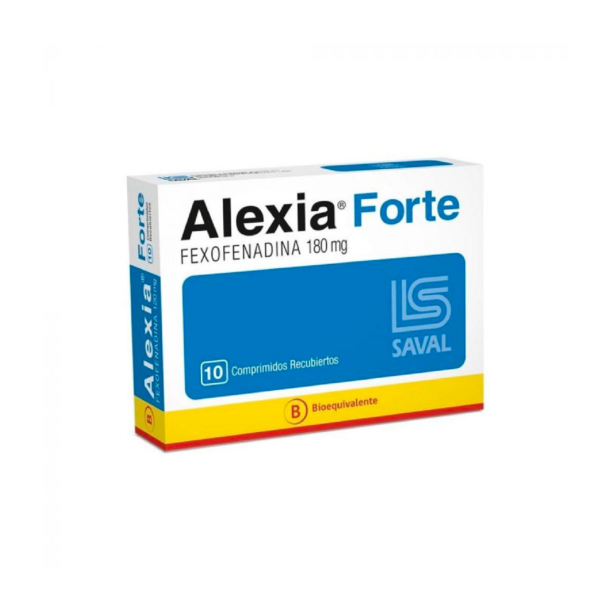 ALEXIA FORTE 180mg Comp. Rec. x 10
