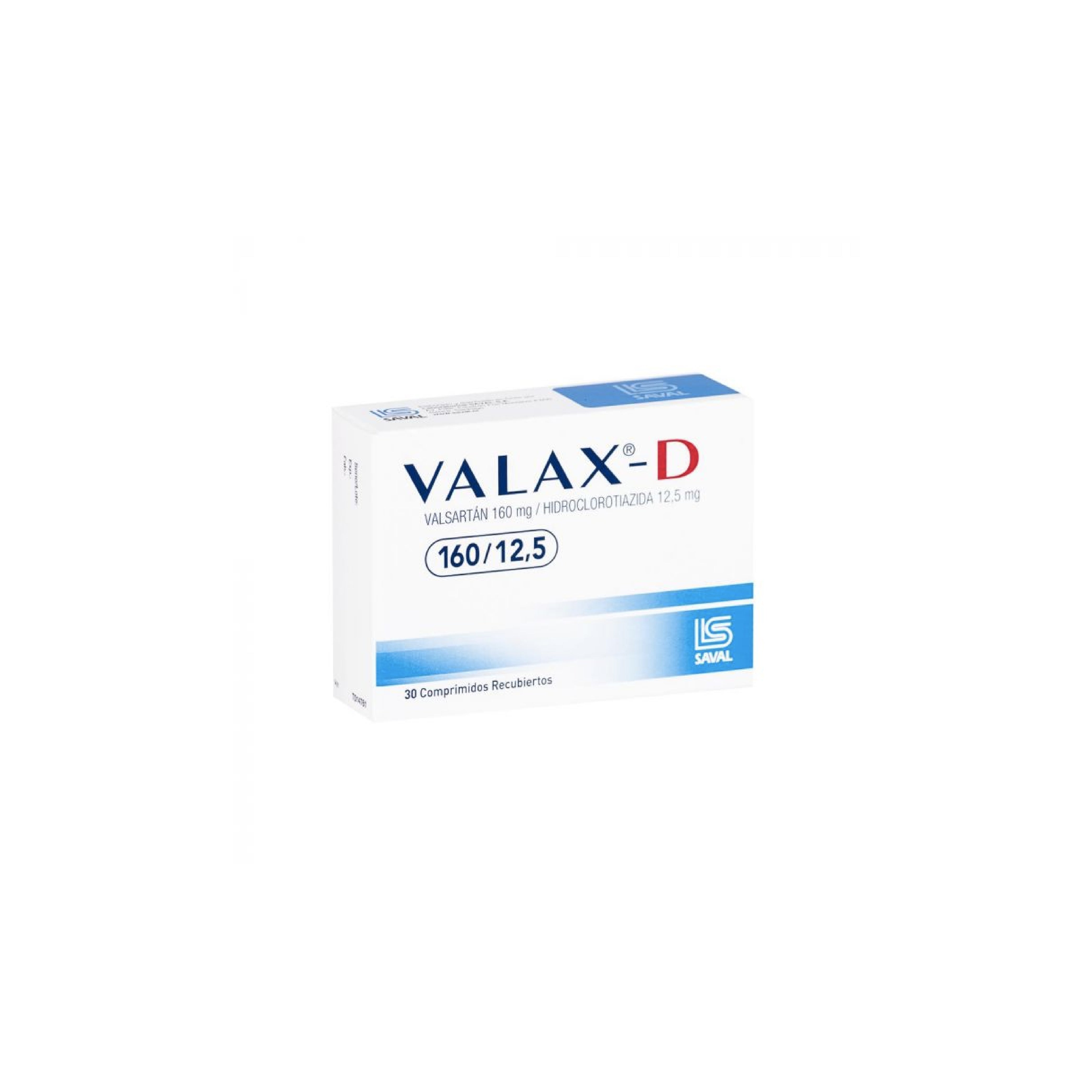 VALAX D 160 /12.5mg Comp. Rec. x 30