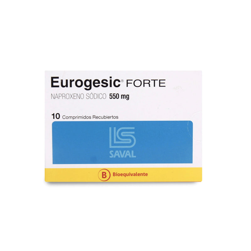 EUROGESIC FORTE 550mg Comp. x 10