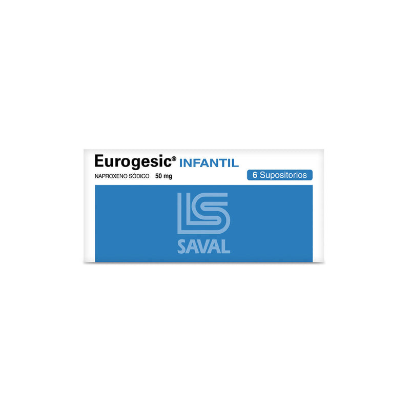 EUROGESIC Inf. 50mg Sup. x 6