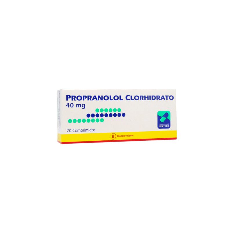 PROPANOLOL 40 mg Comp. X 20